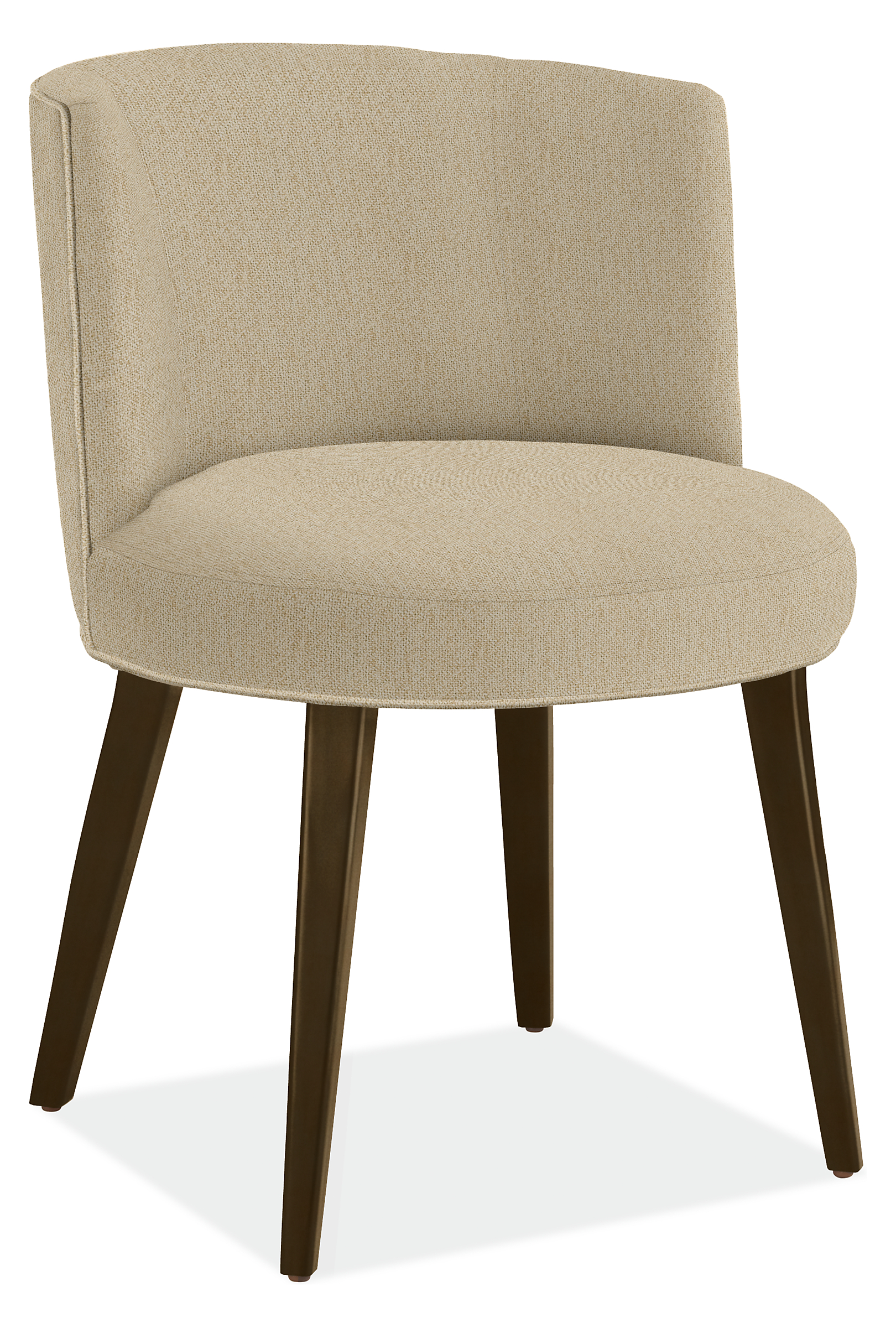 June Side Chair in Tatum Natural with Charcoal Legs