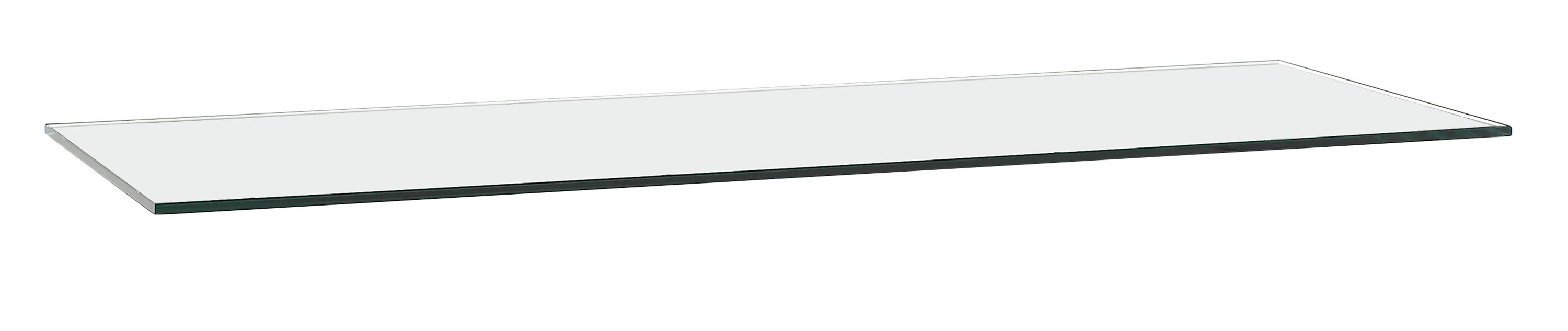 120w 42d Clear Tempered Glass Top