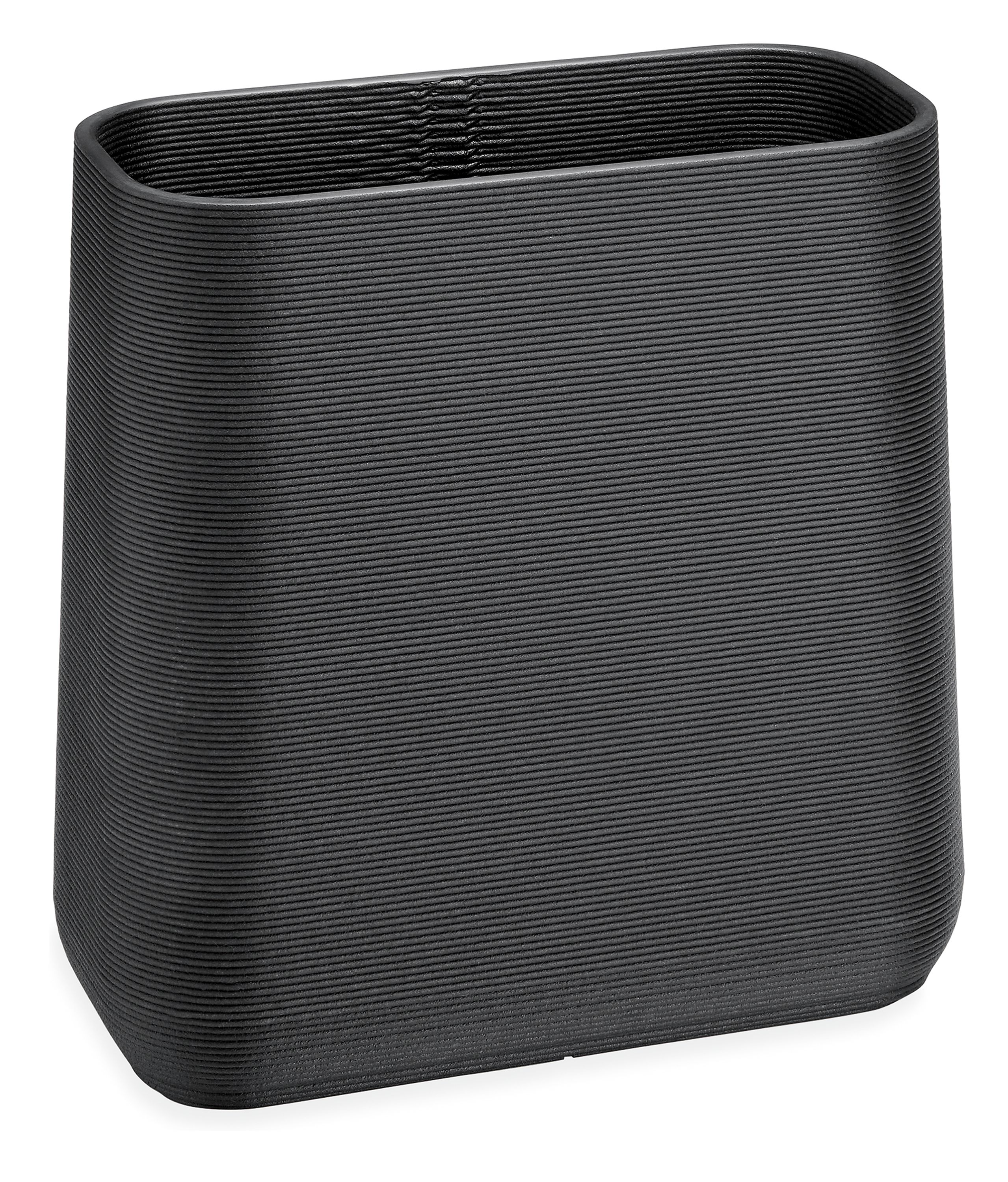 Ajax 24w 12d 24h Planter in Black PETG Composite