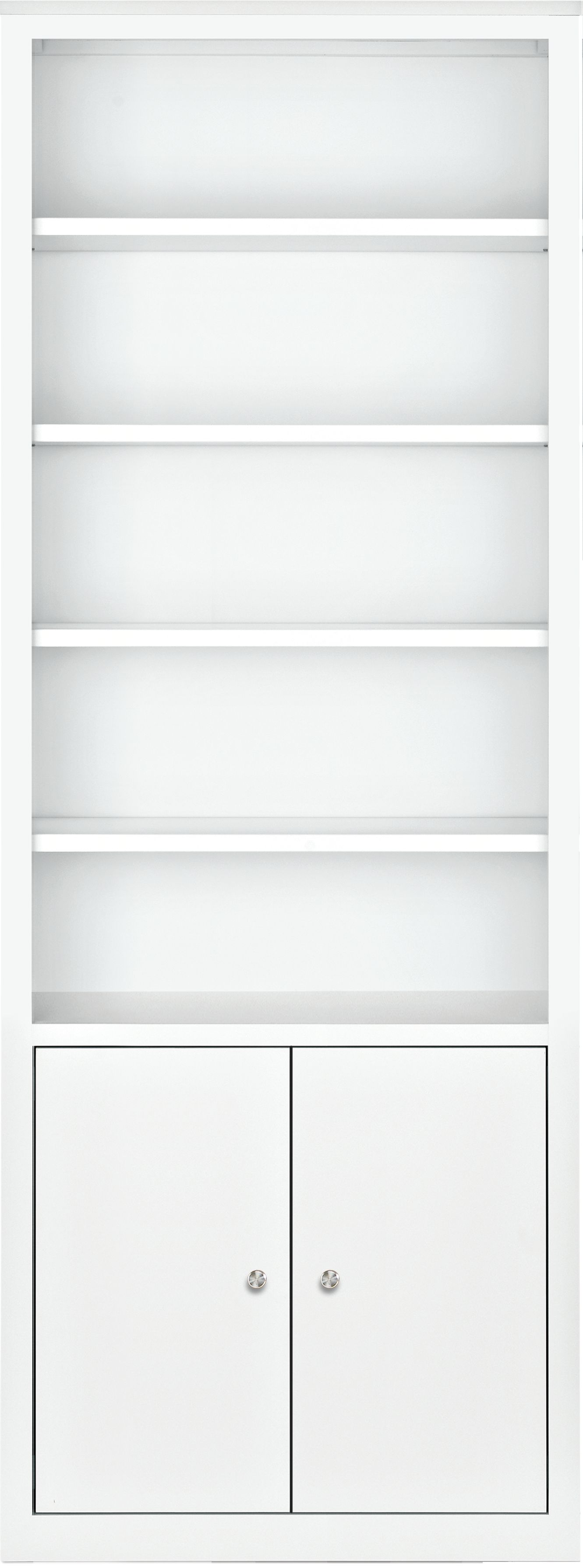 Woodwind 36w 12d 86h Two-Door Bookcase