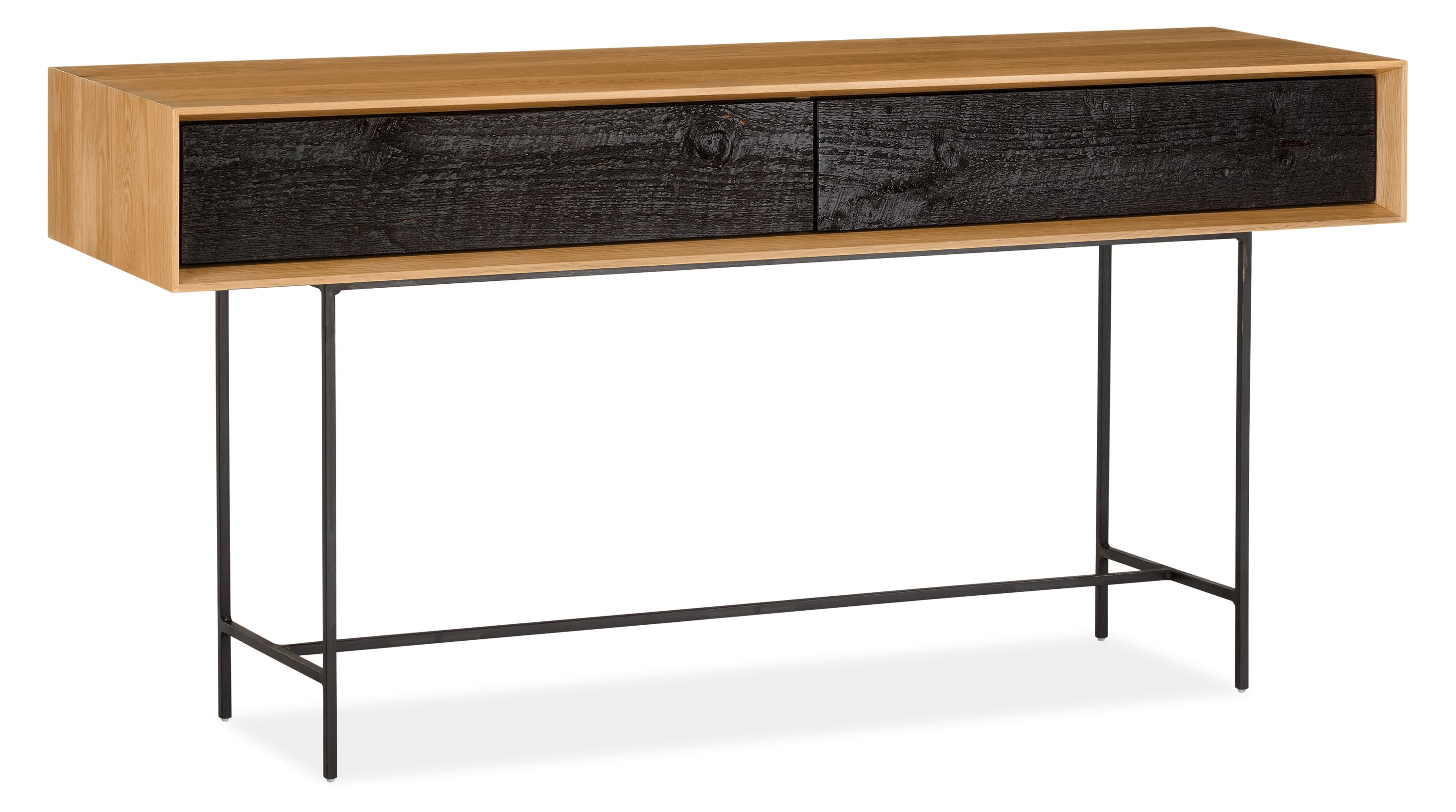 McKean 60w 17d 29h Reclaimed Wood Console Table
