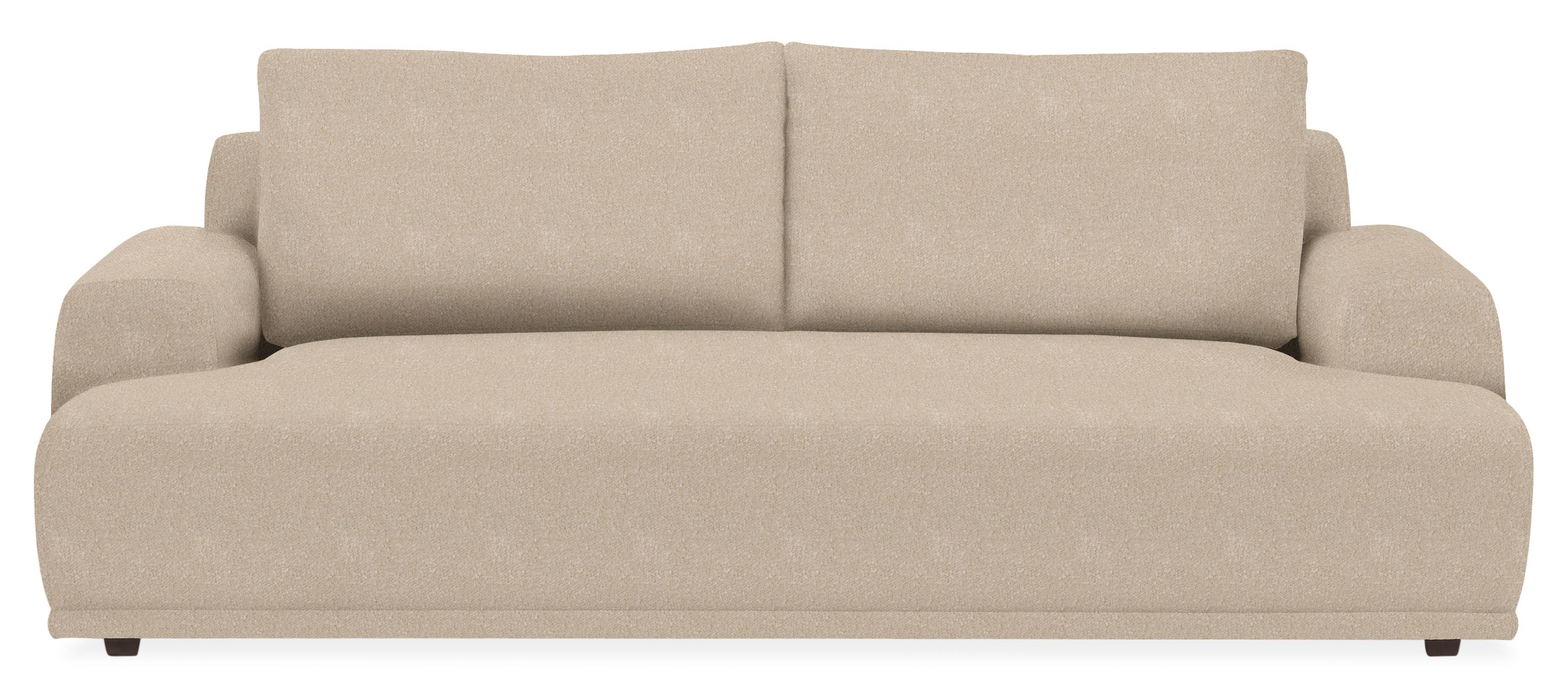 Fia 90" Bench Cushion Sofa in Dornick Ivory