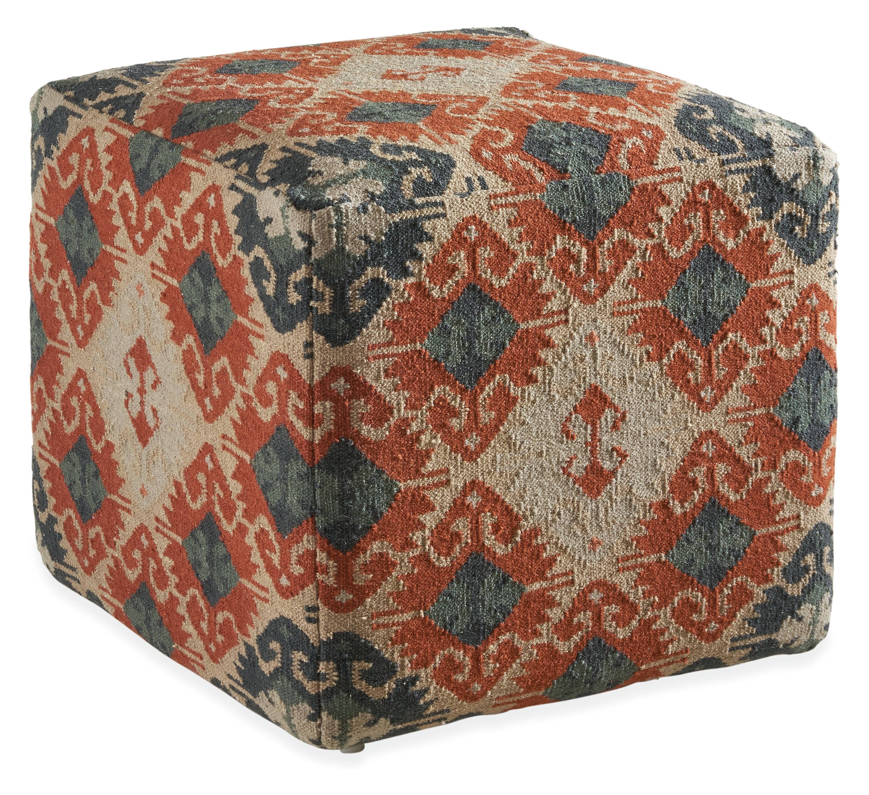 Indira 20w 20d 18h Square Ottoman