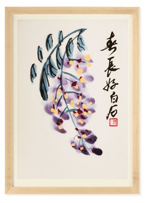Qi Baishi Grapes Reproduction by Room & Board
