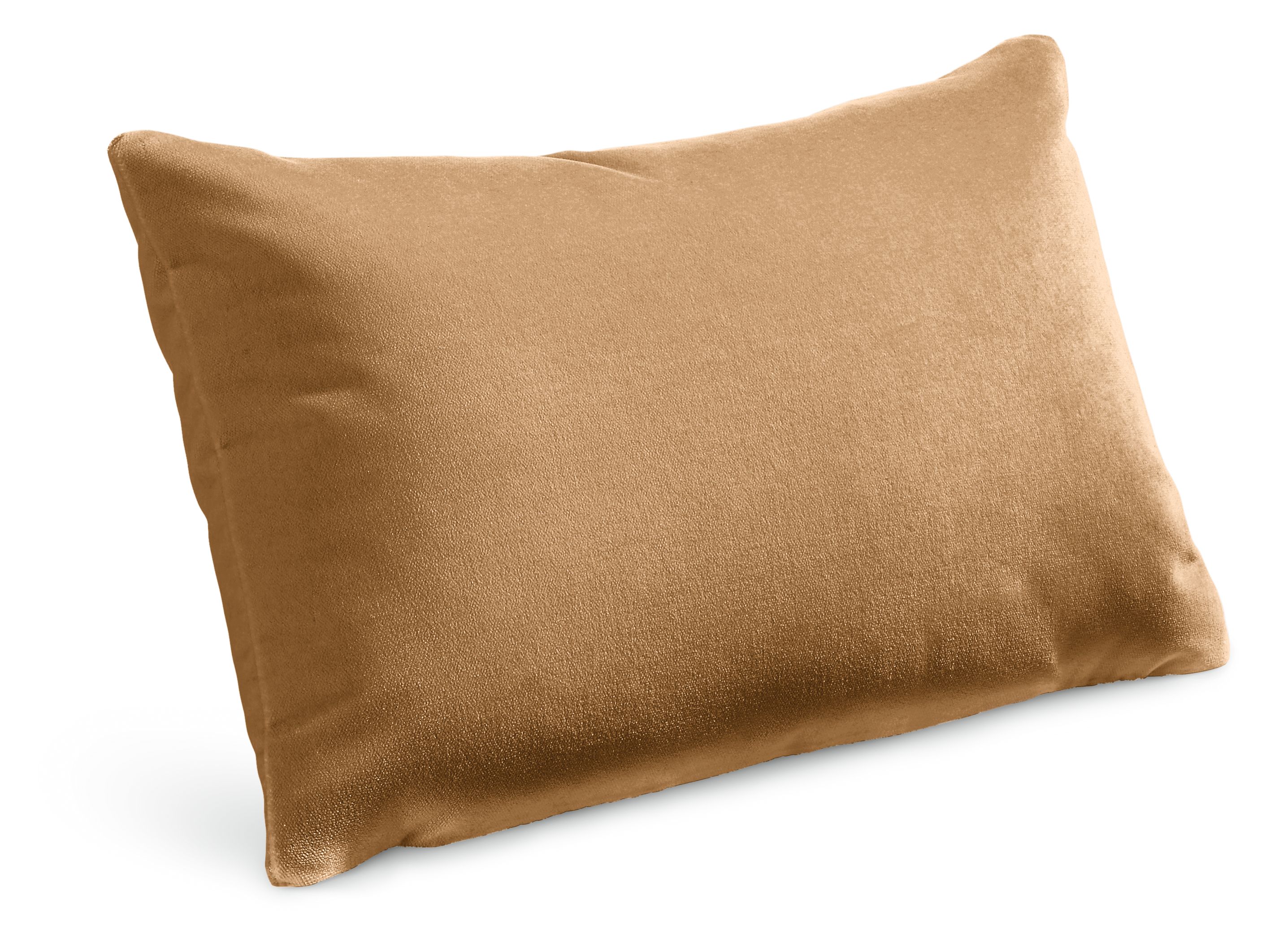 Velvet 20w 13h Throw Pillow Cover in Camel