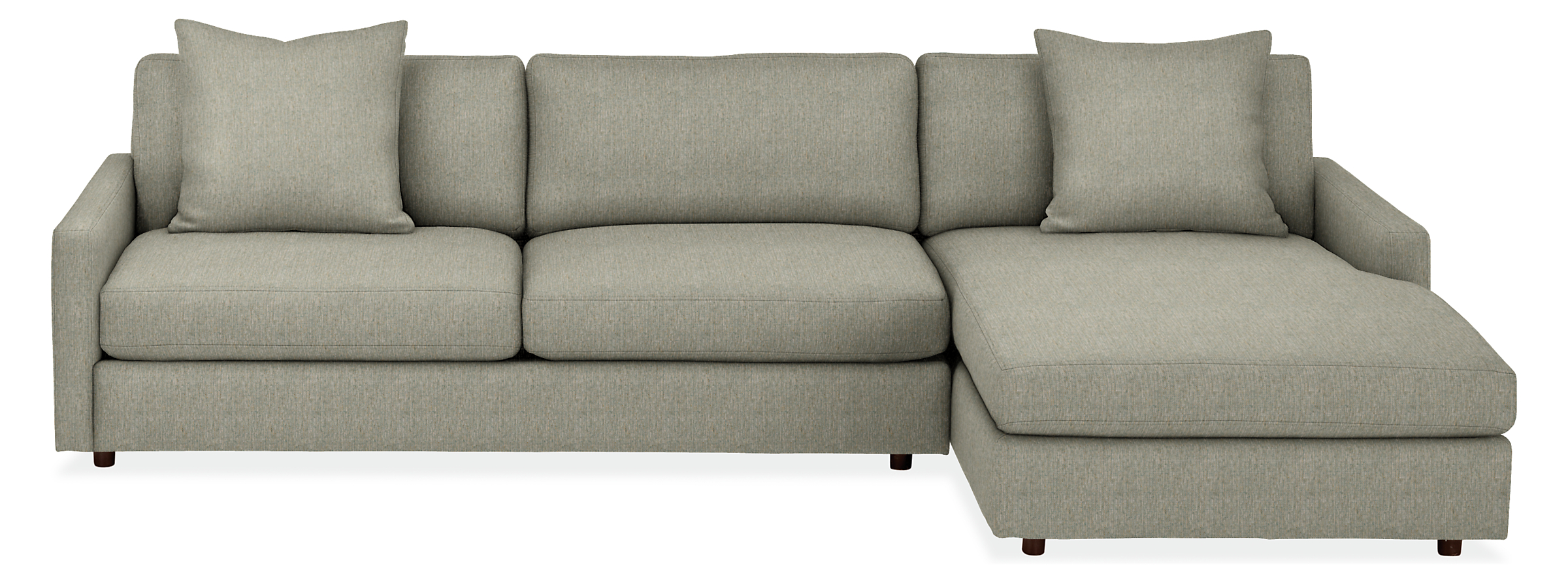 Linger 116" Sofa with Right-Arm Chaise