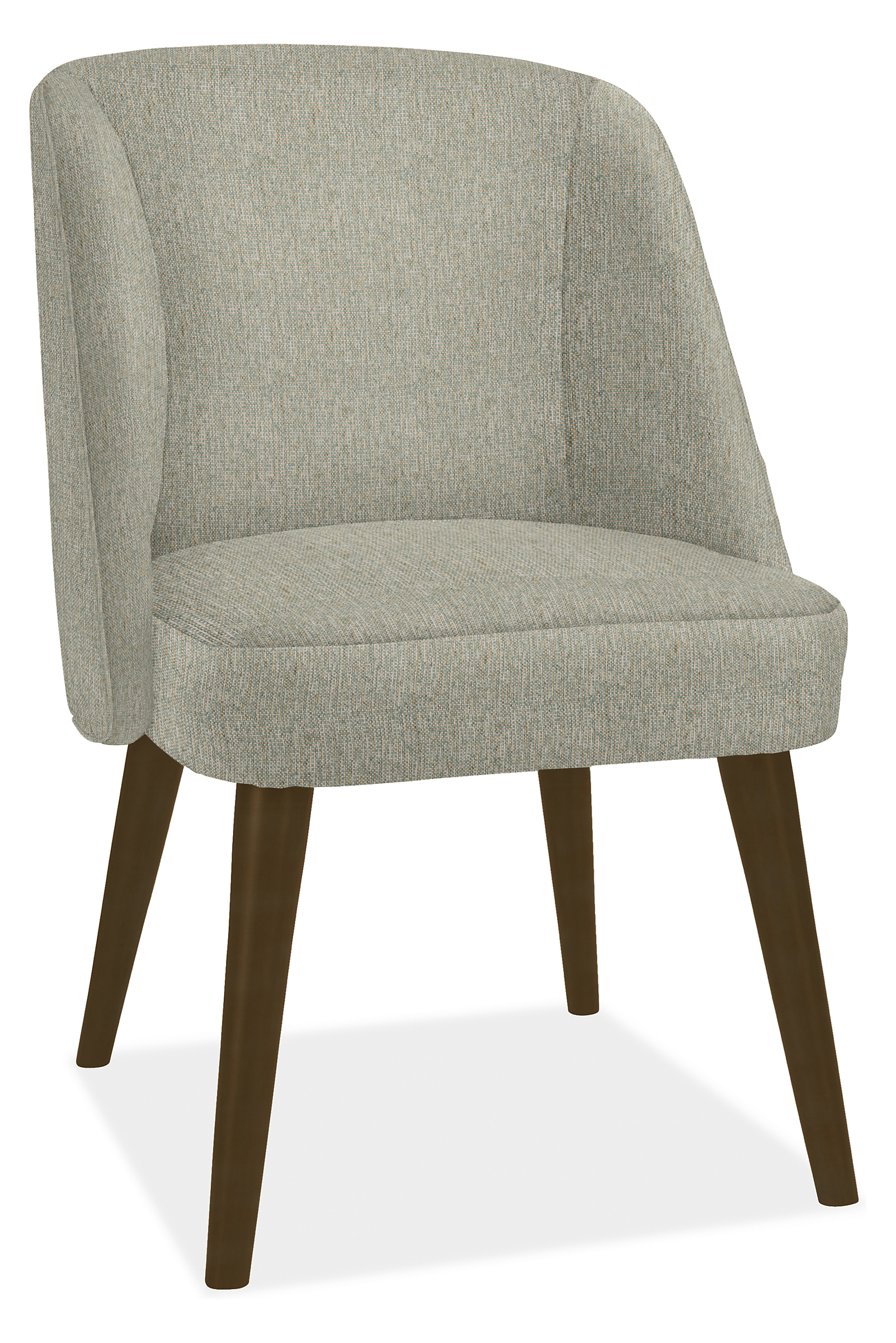 Cora Side Chair in Conley Cloud with Charcoal Legs