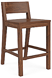 Afton Counter Stool with Wood Seat