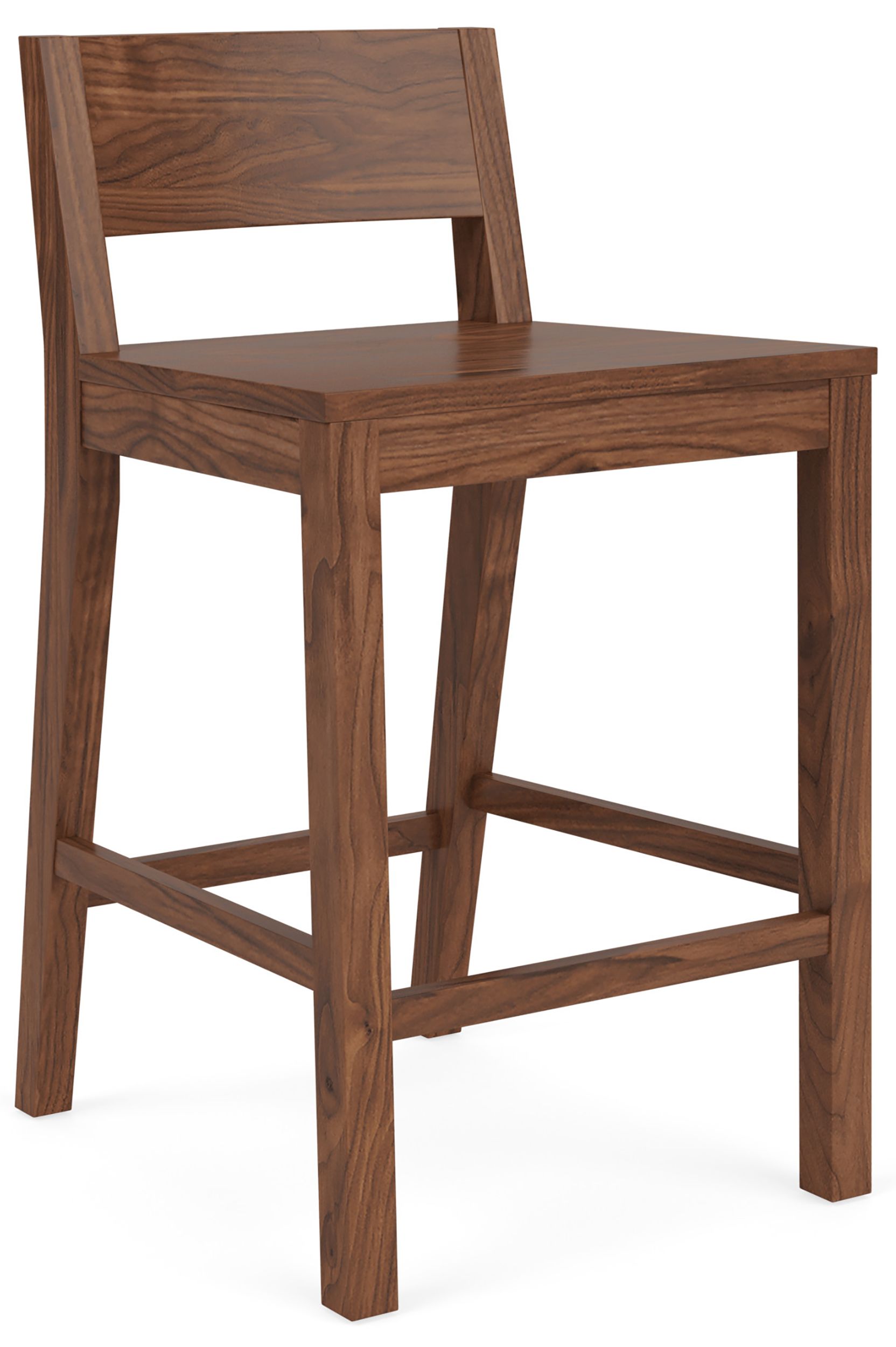 Afton Counter Stool with Wood Seat