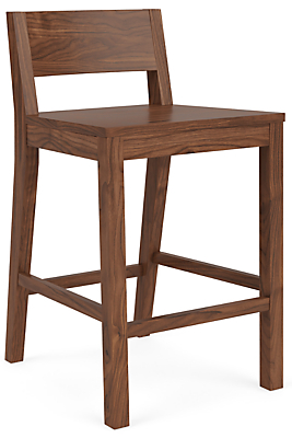 Afton Counter Stool with Wood Seat