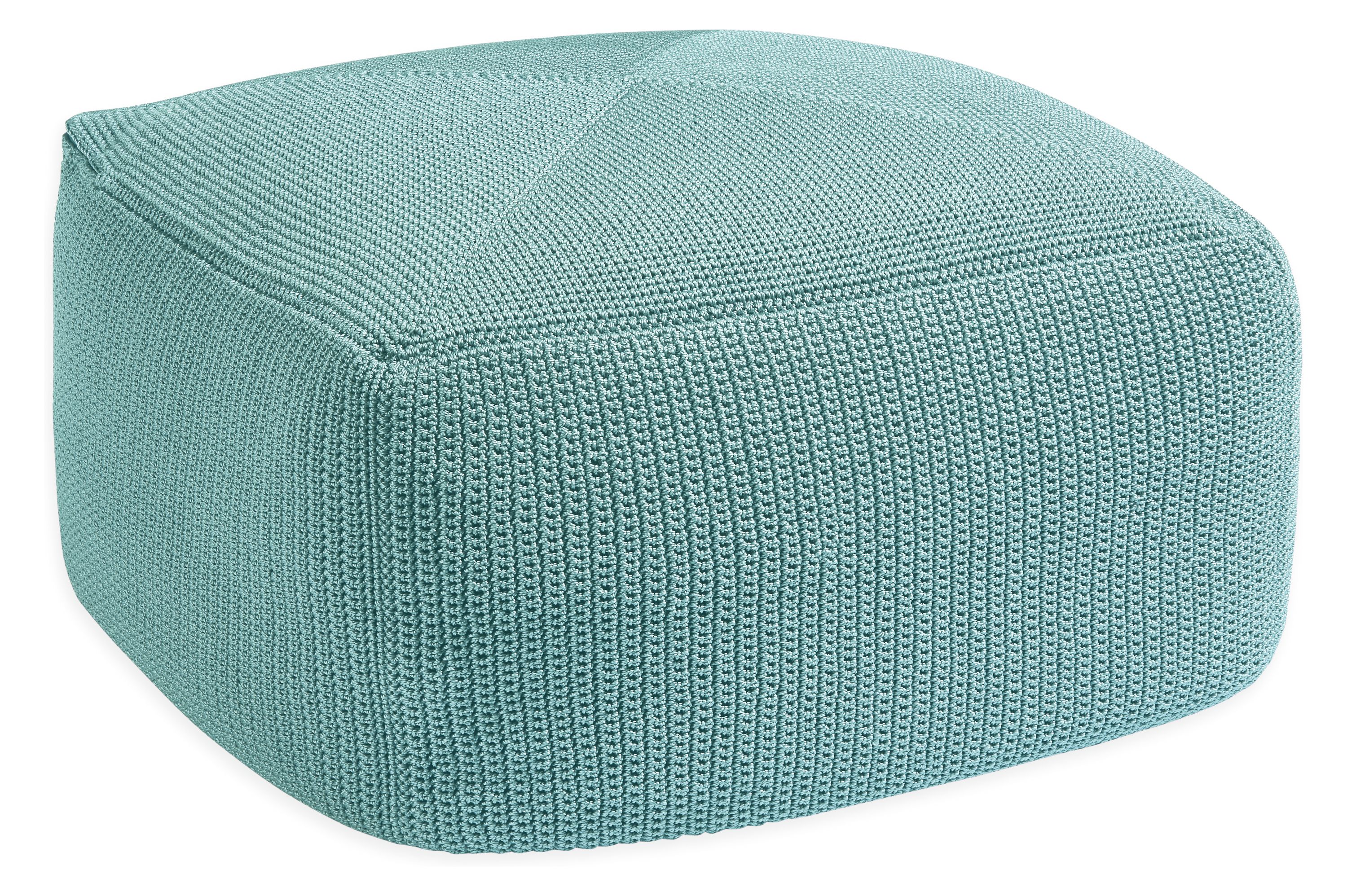 Zena 22w 22d 14h Outdoor Pouf