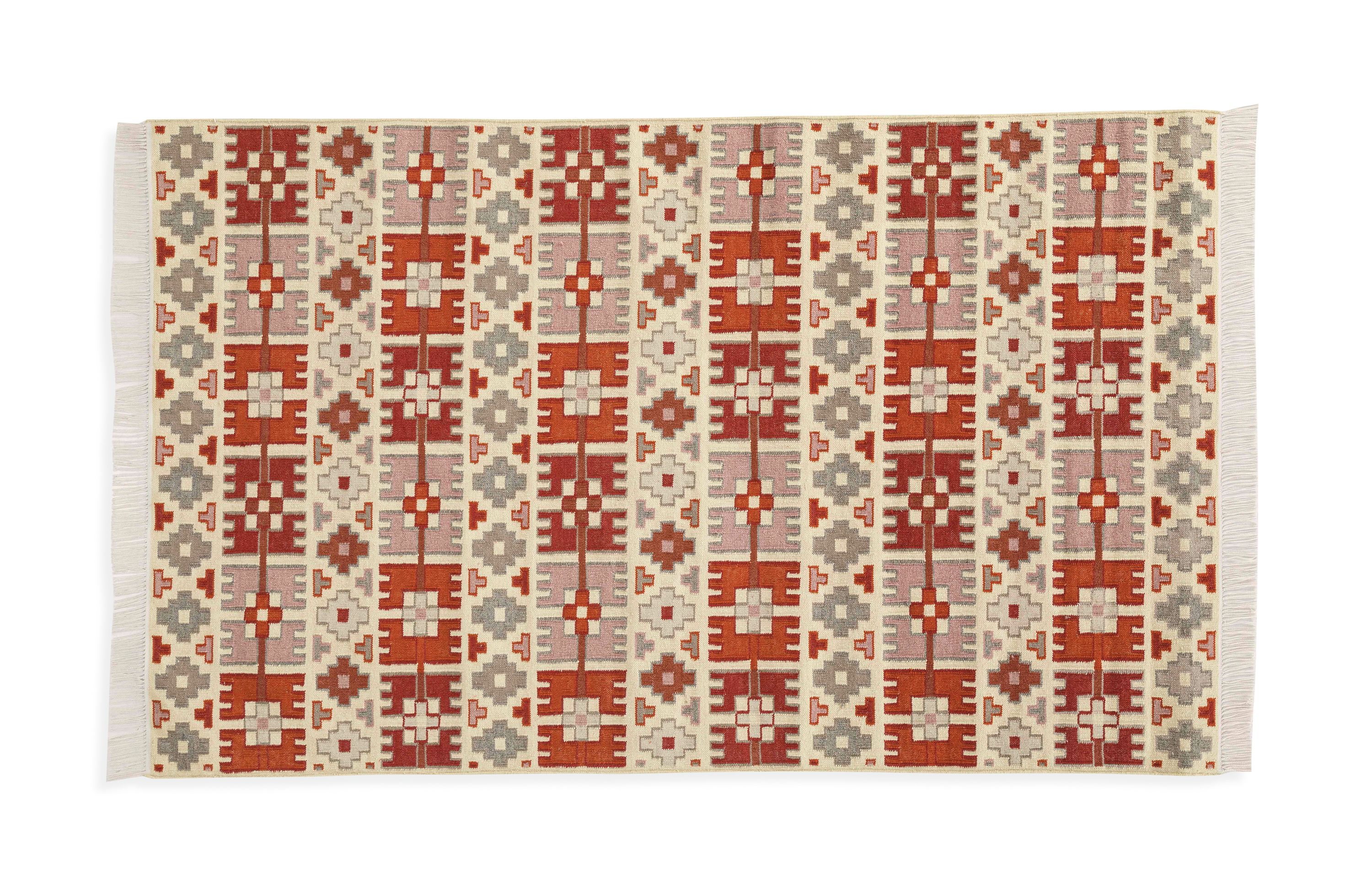 Freya 1'8"x5'6" Rug Runner in Terracotta