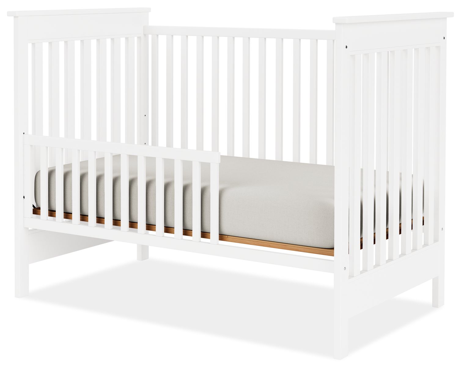 Nest Crib to Toddler Conversion Rail in White