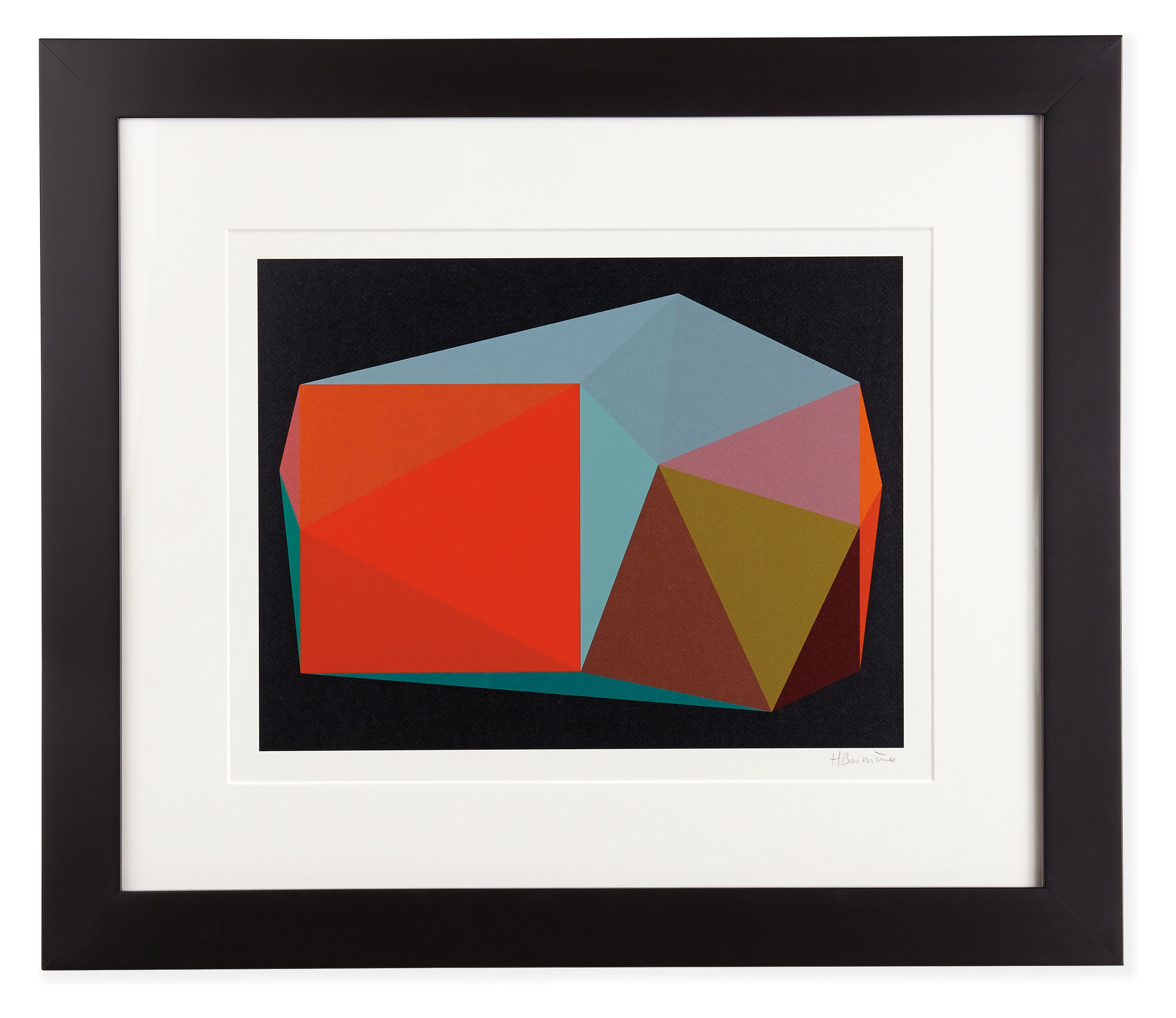 Silkscreen Boissiere Triangulations No.3