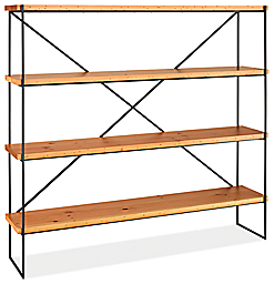 Etting 72w 15d 66h Reclaimed Wood Bookcase
