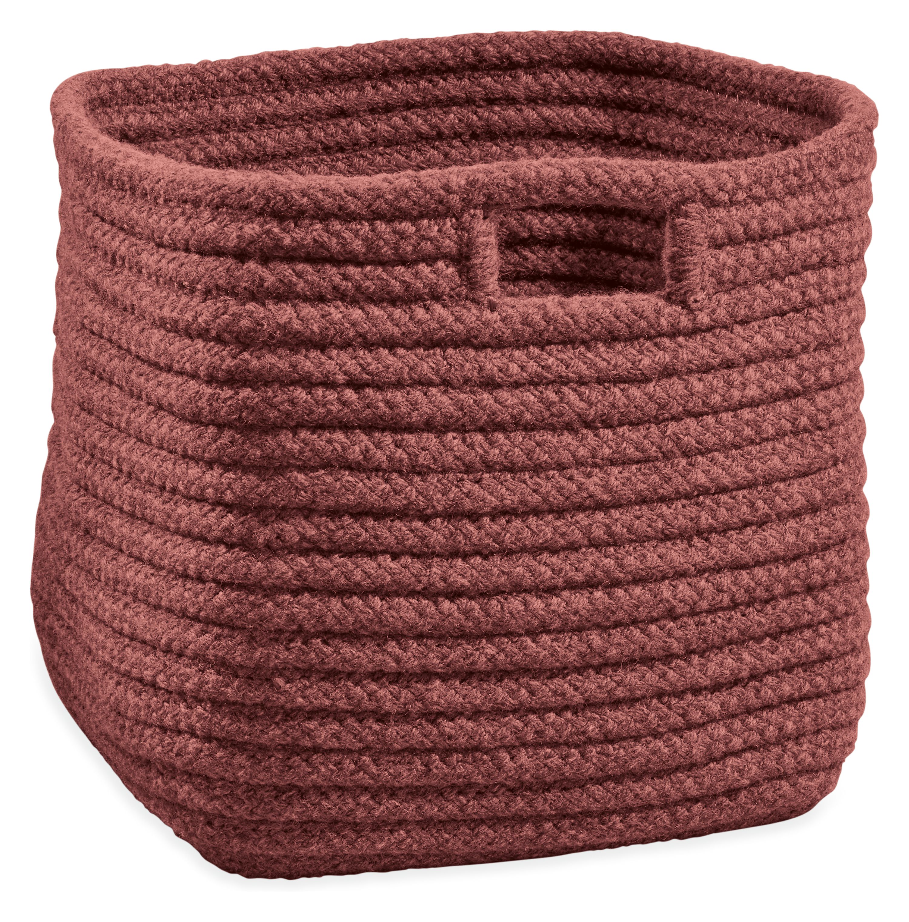 Kori 11w 11d 12h Square Storage Basket in Paprika