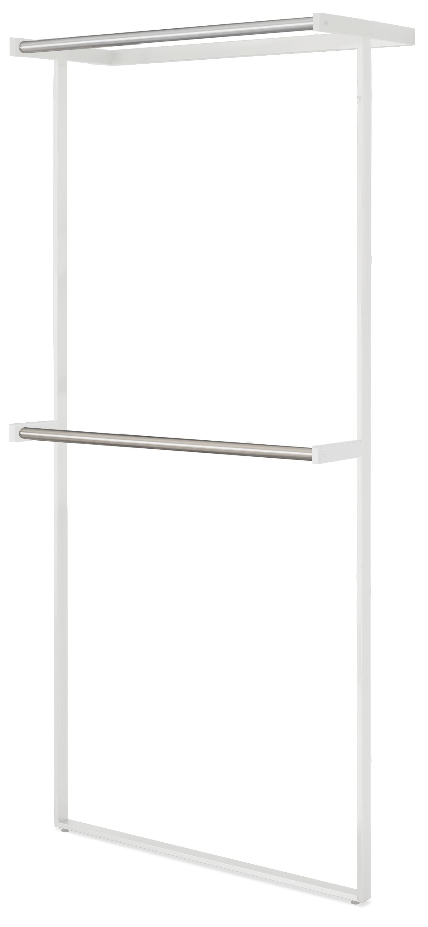 Beam 36w 16d 78h Top & Bottom Clothing Bar Unit