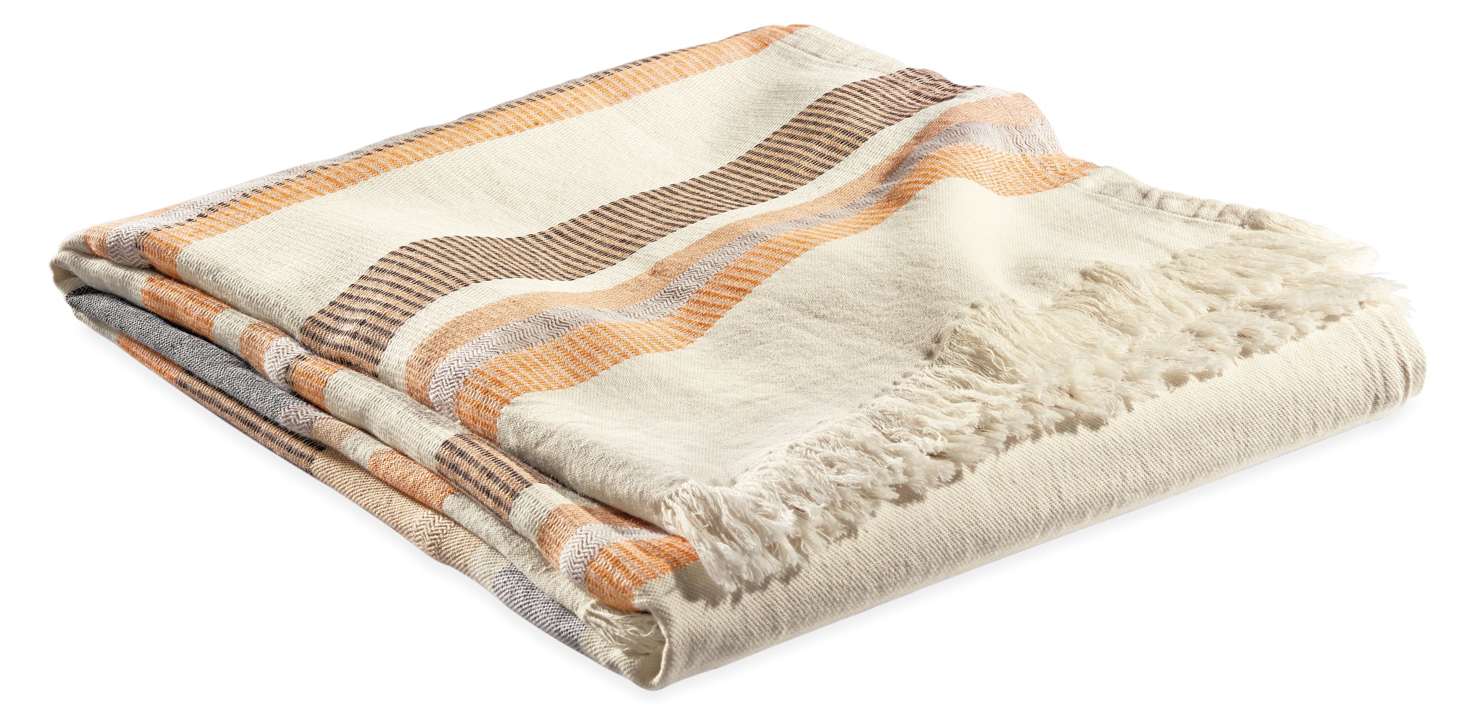 Rosa Cotton/linen-blend Throw - Modern Bedroom Furniture - Room & Board