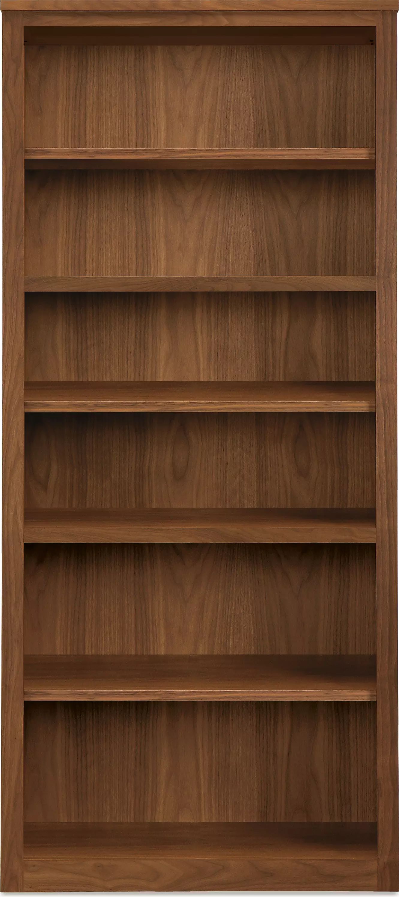 Woodwind 36w 12d 72h Bookcase in Walnut