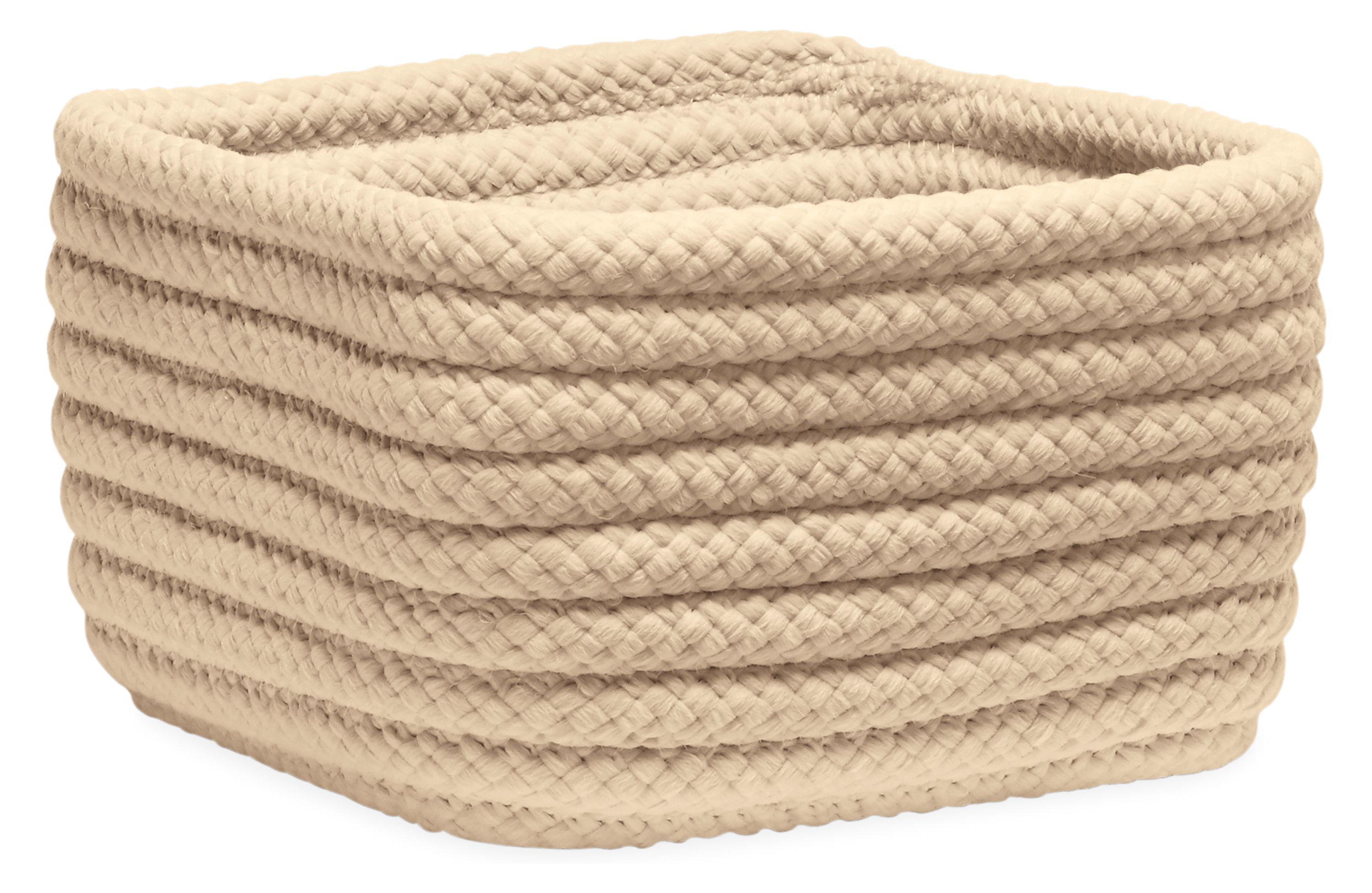 Courtyard 10w 10d 7h Square Storage Basket in Taupe