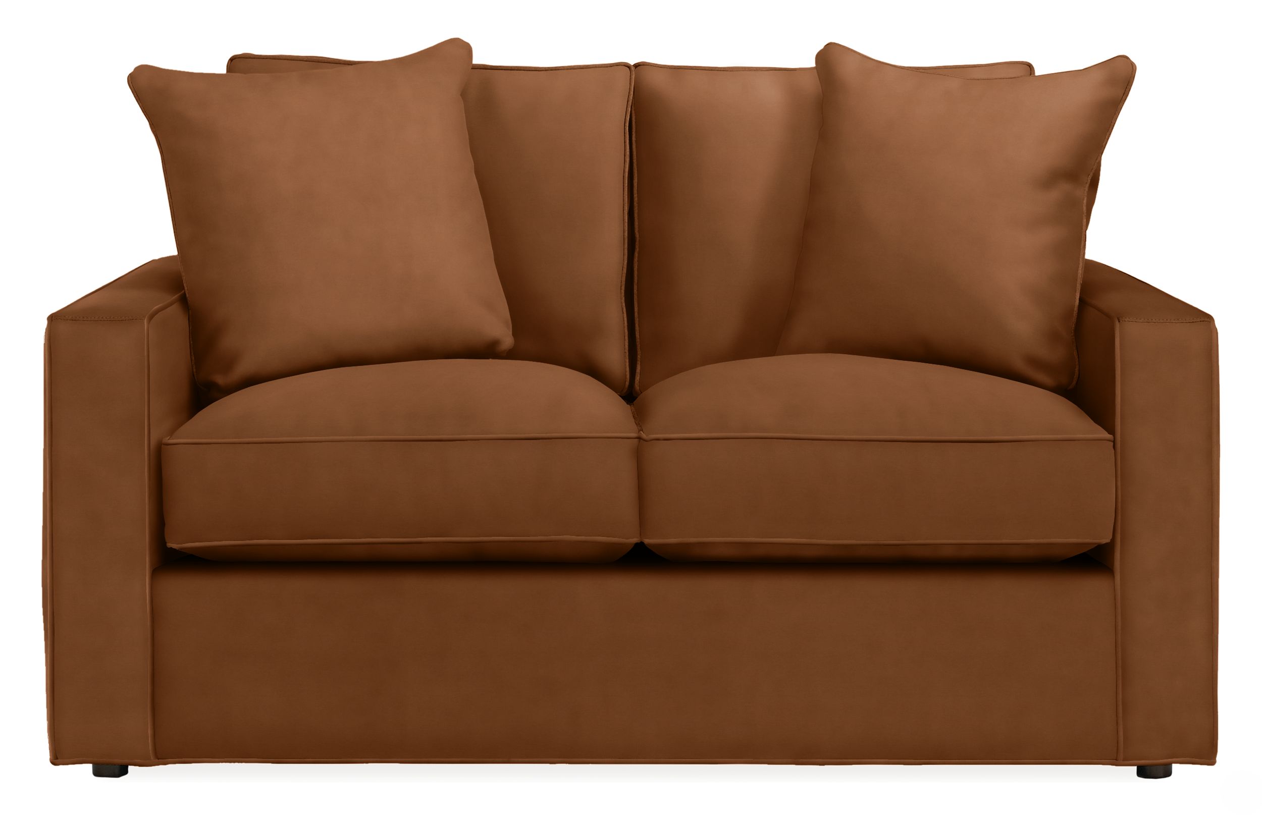 York 61" Loveseat in Banks Cognac