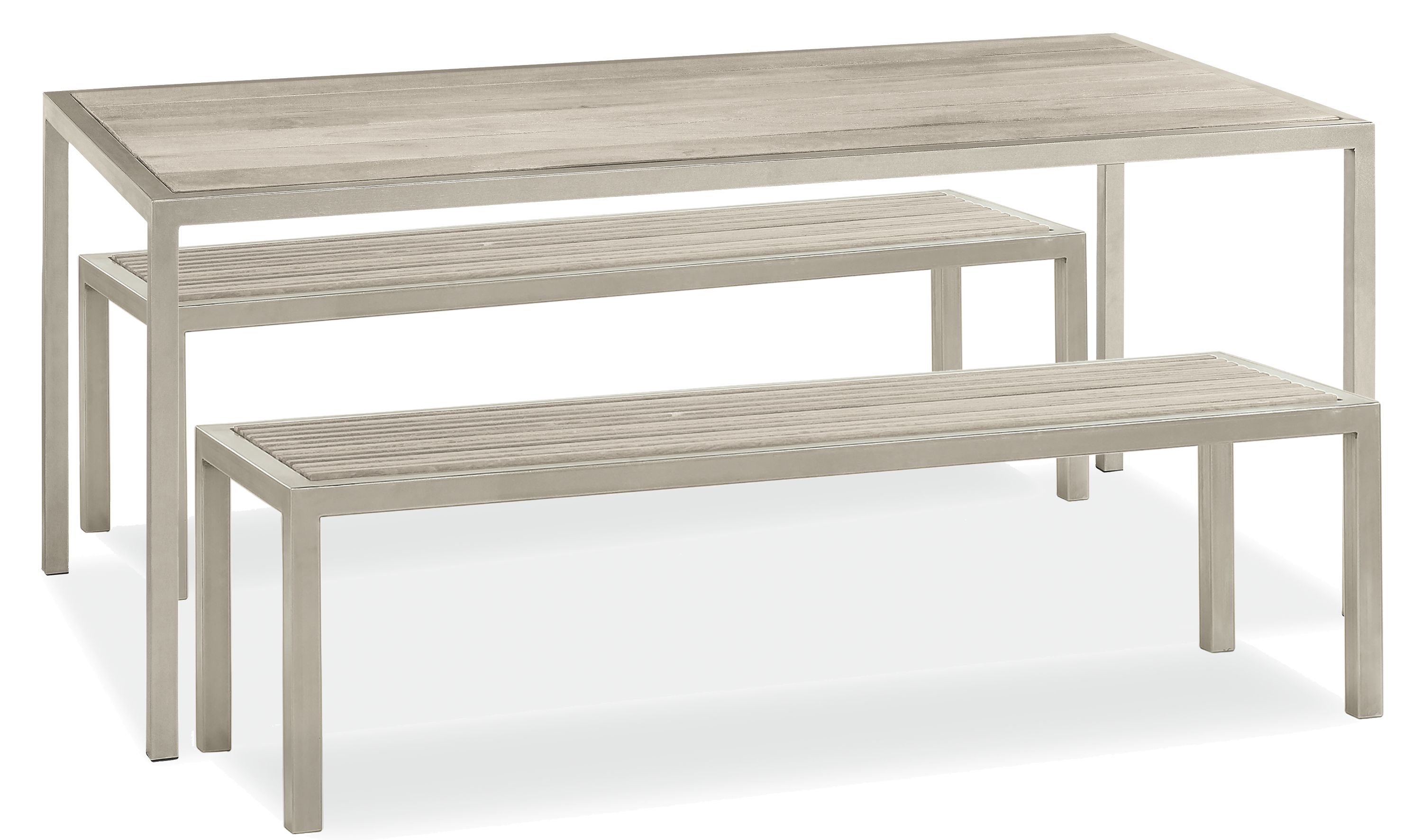 Montego 72w 35d 29h Table + 2 Benches