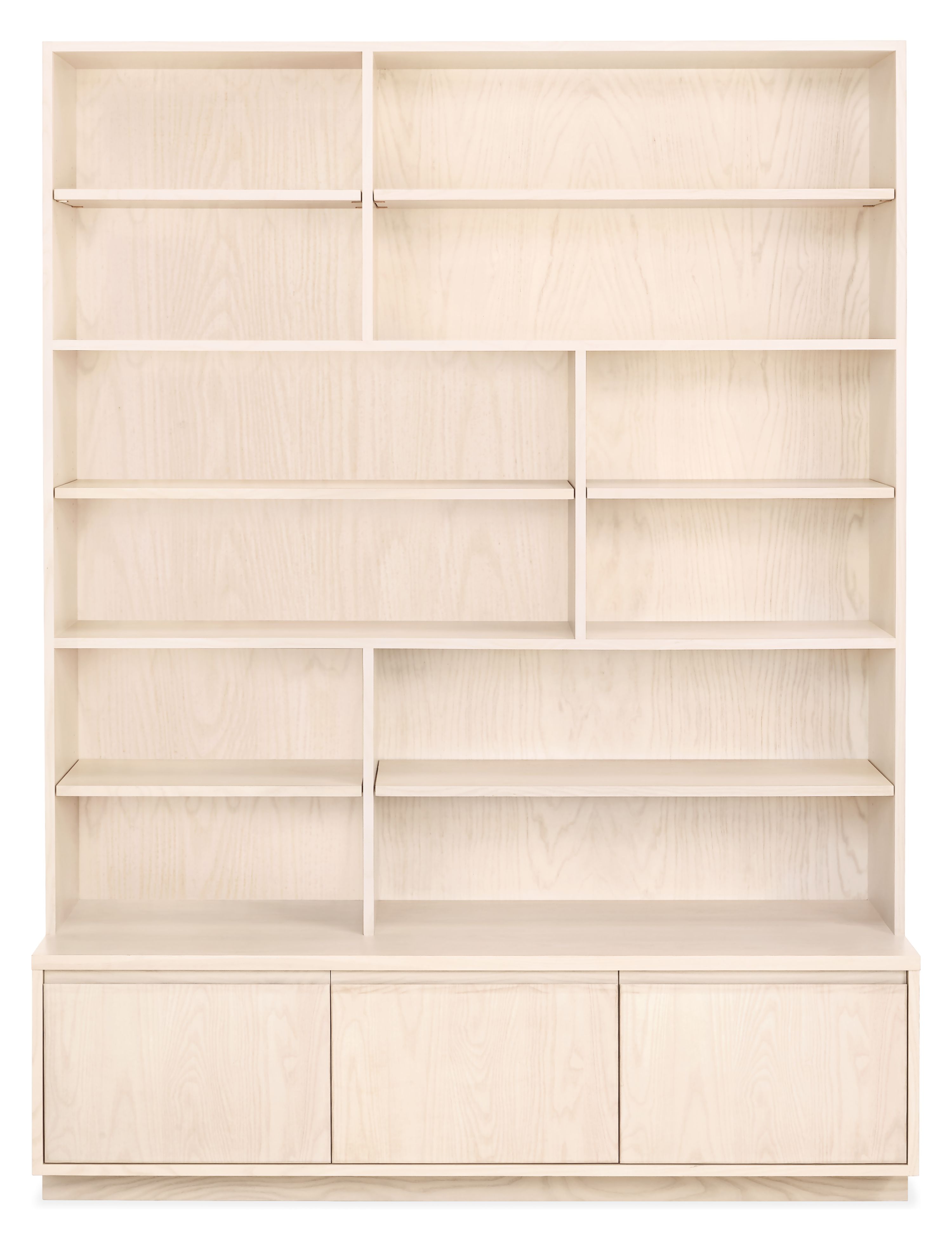Keaton 60w 18d 80h Media Bookcase in Sand