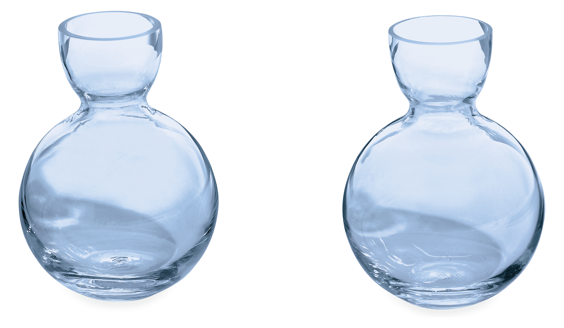 Lolly Set of Two Round Taper Candle Holders
