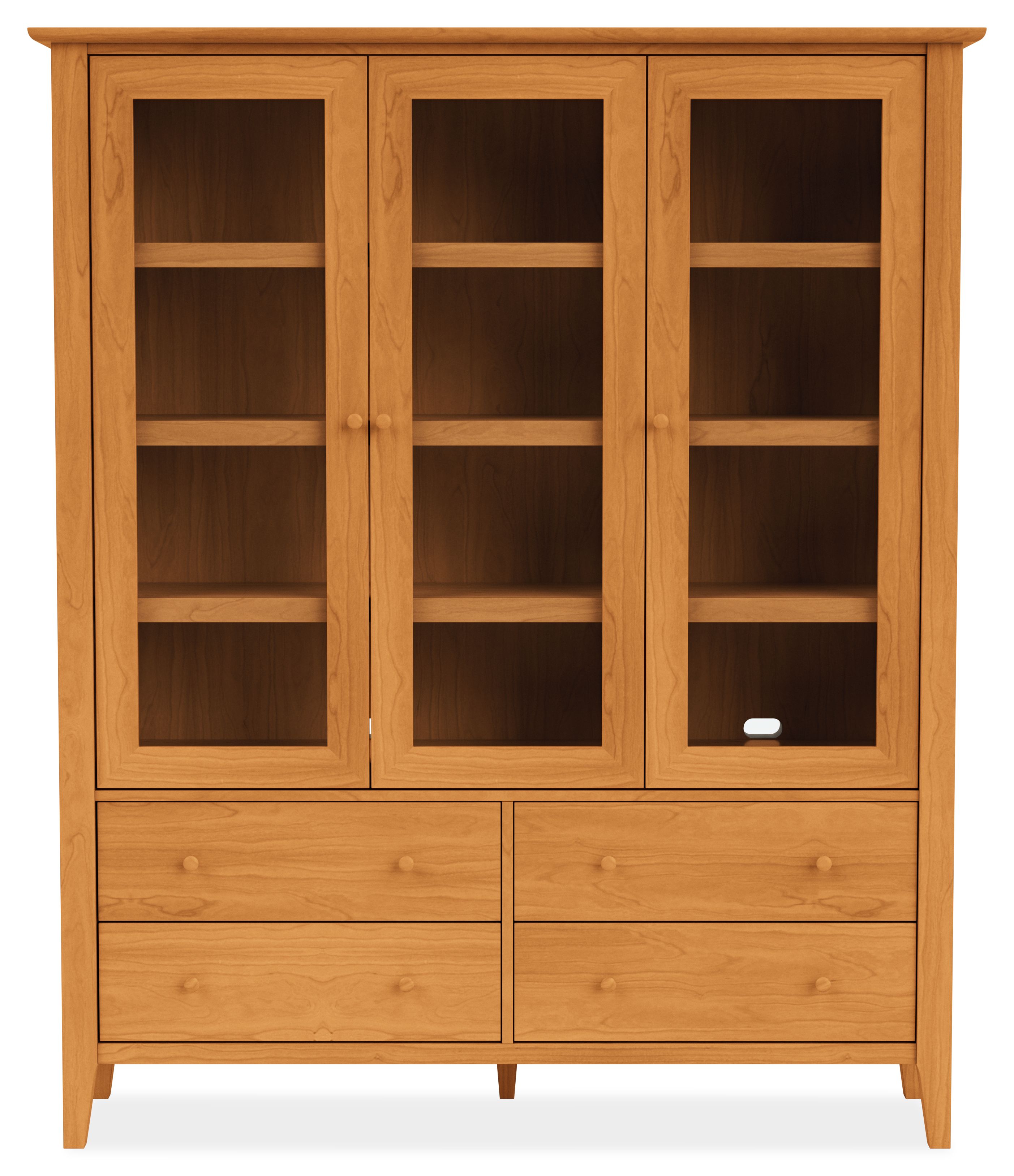 Danbury 67w 18d 80h Storage Cabinet with Glass Door