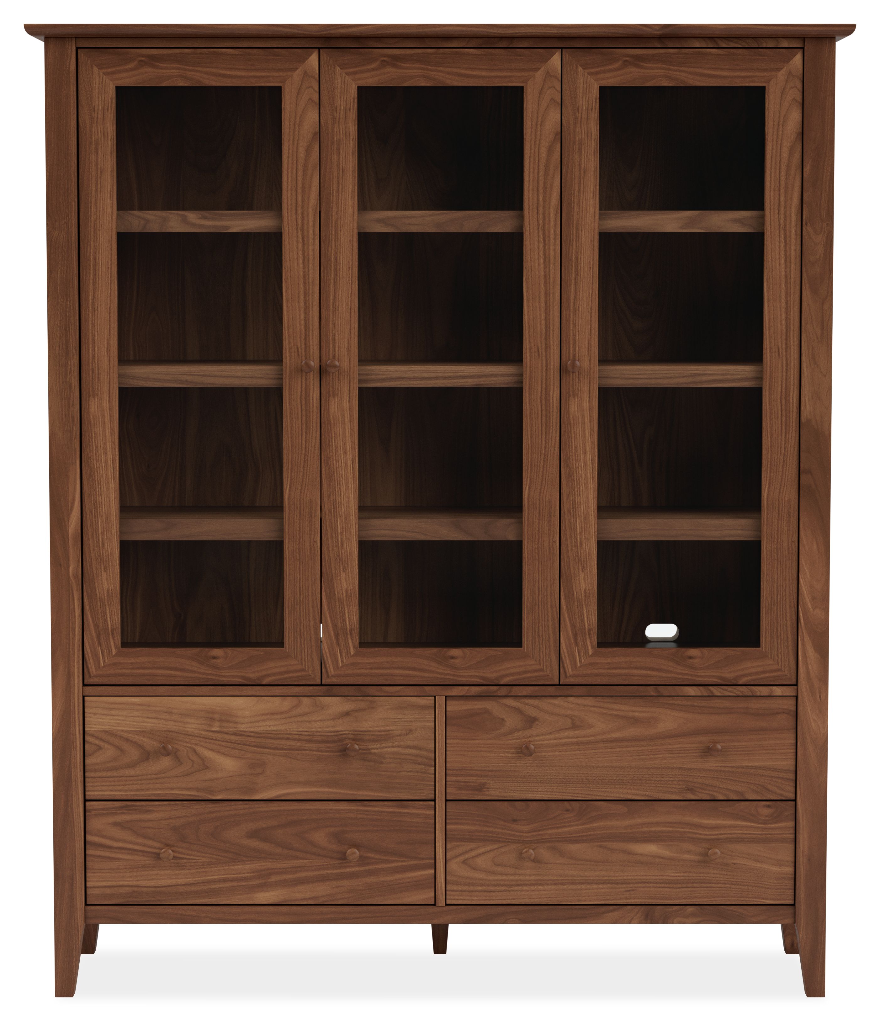 Danbury 67w 18d 80h Storage Cabinet with Glass Door