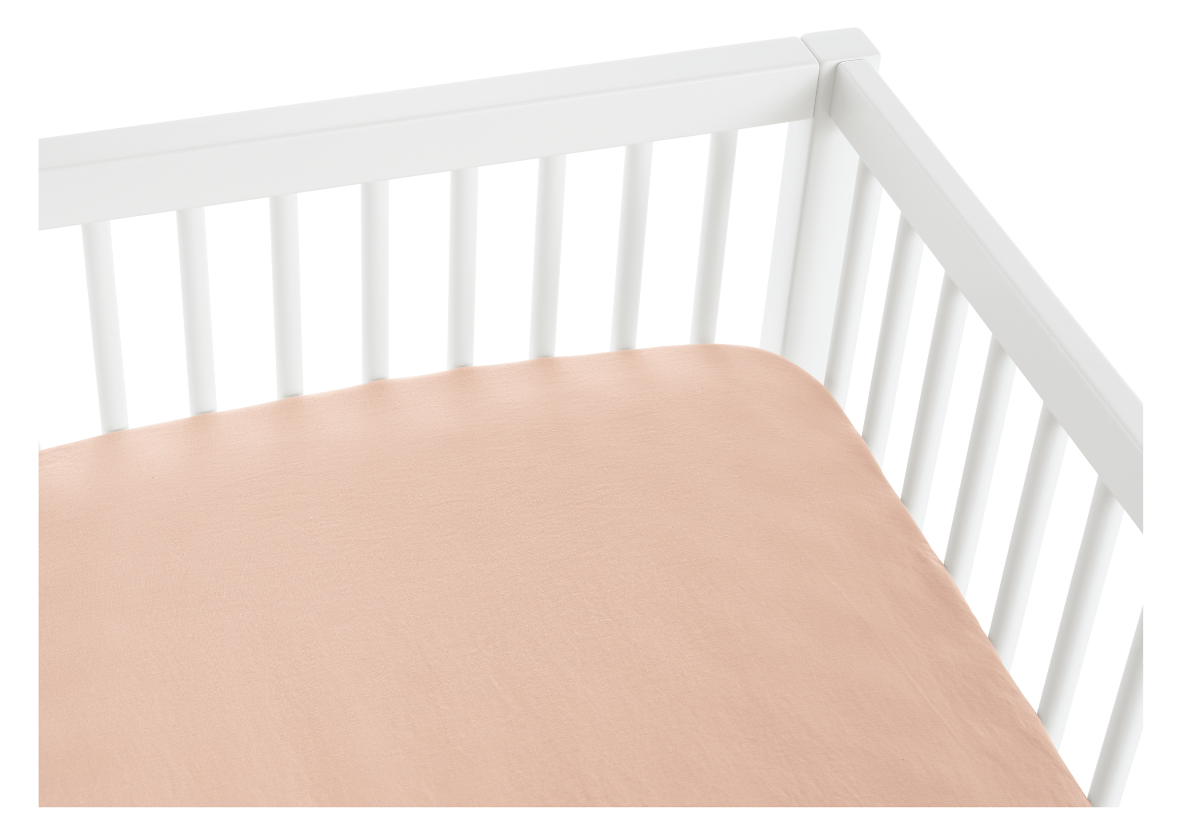 Relaxed Linen Crib Fitted Sheet