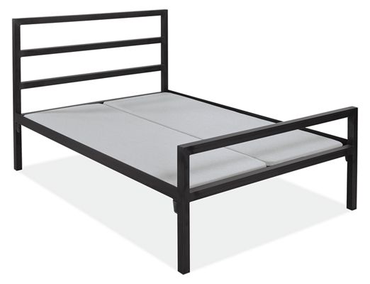 Platform Board Modern Bedroom, Room And Board Metal Bed Frame
