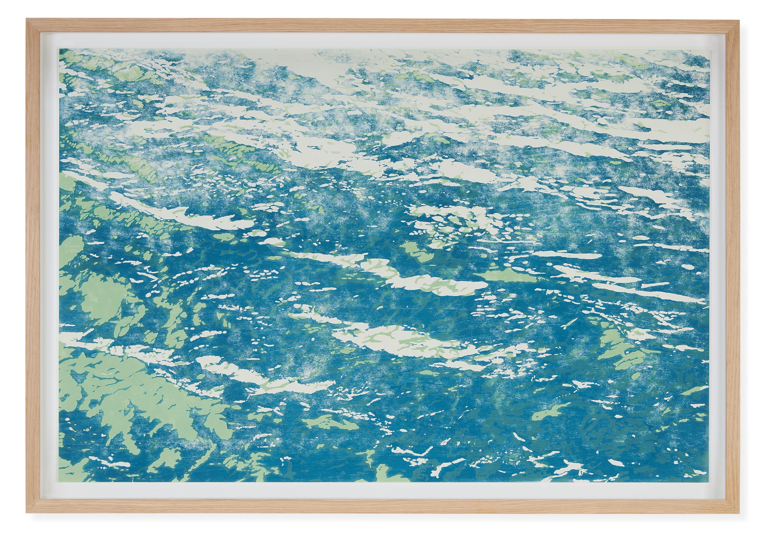 Ayomi Yoshida, Water Surface Lake Green, 2024, Limited Edition