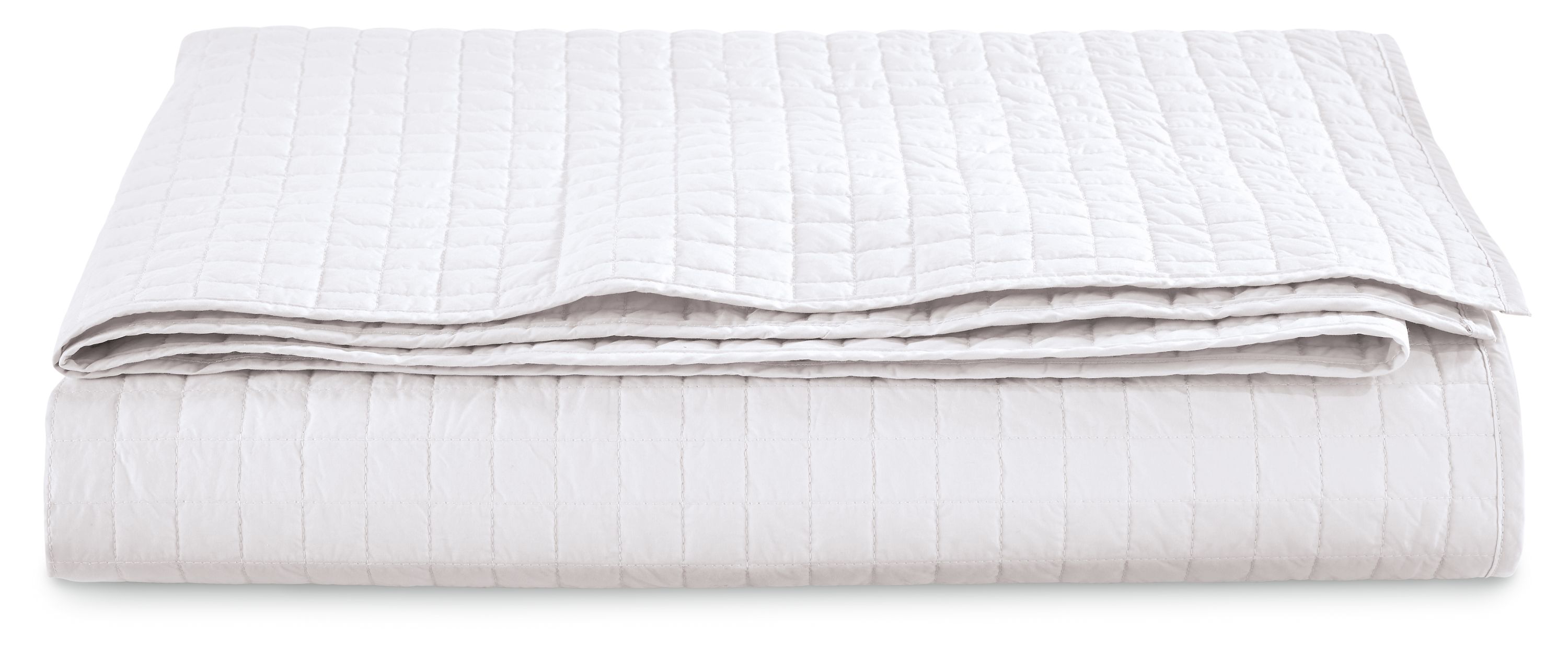 Signature Cotton Percale Quilted Coverlet