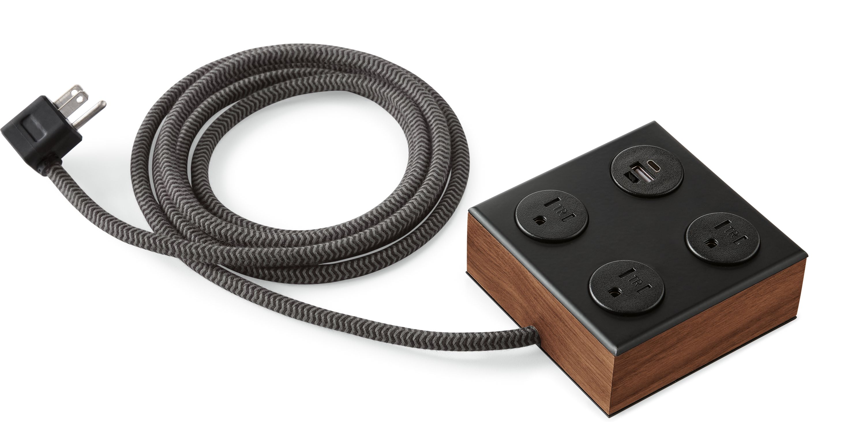 Verve Triple Tabletop Power & Charging Outlet