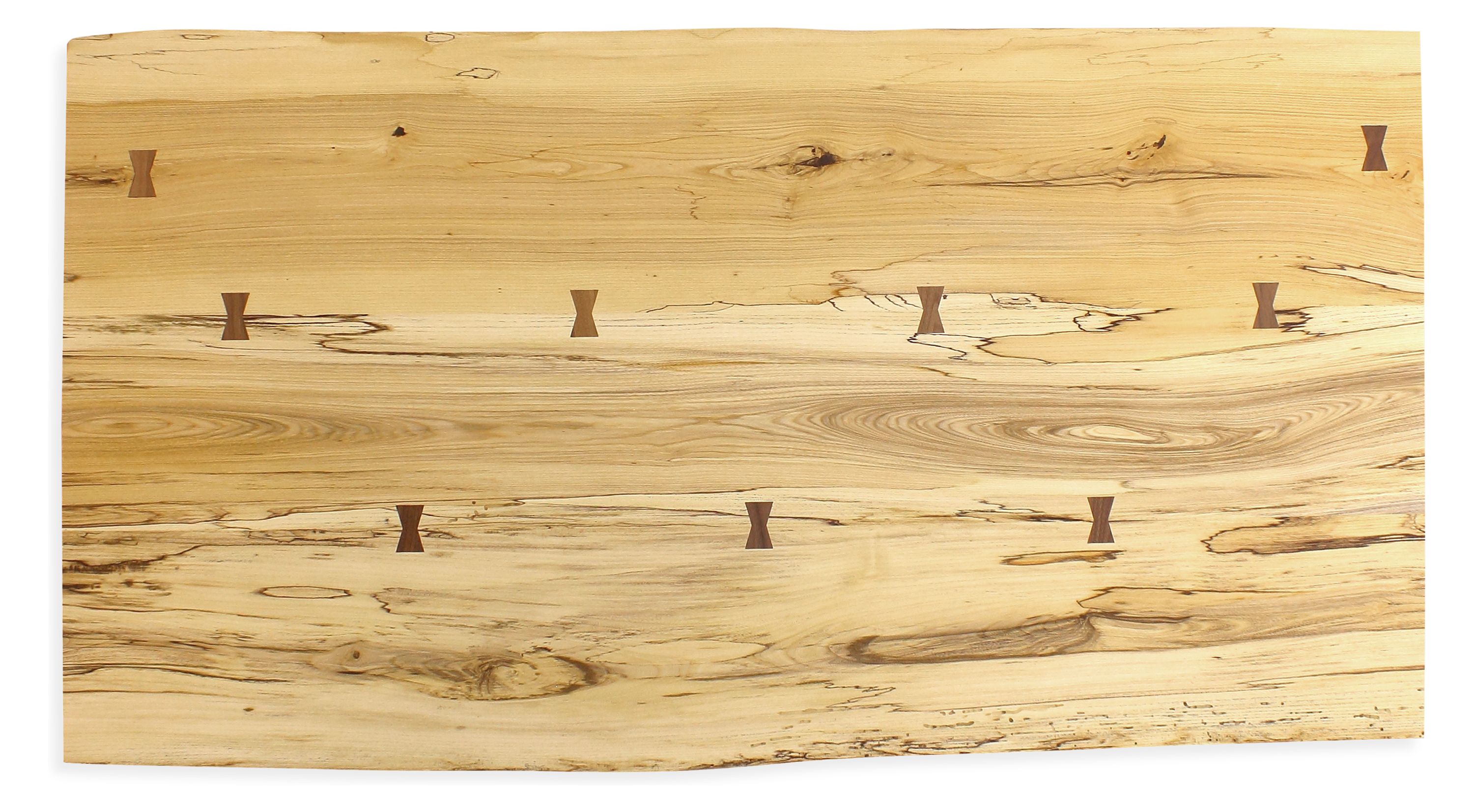 Chilton 72w Table in Spalted Sugarberry Modern Dining Room & Kitchen