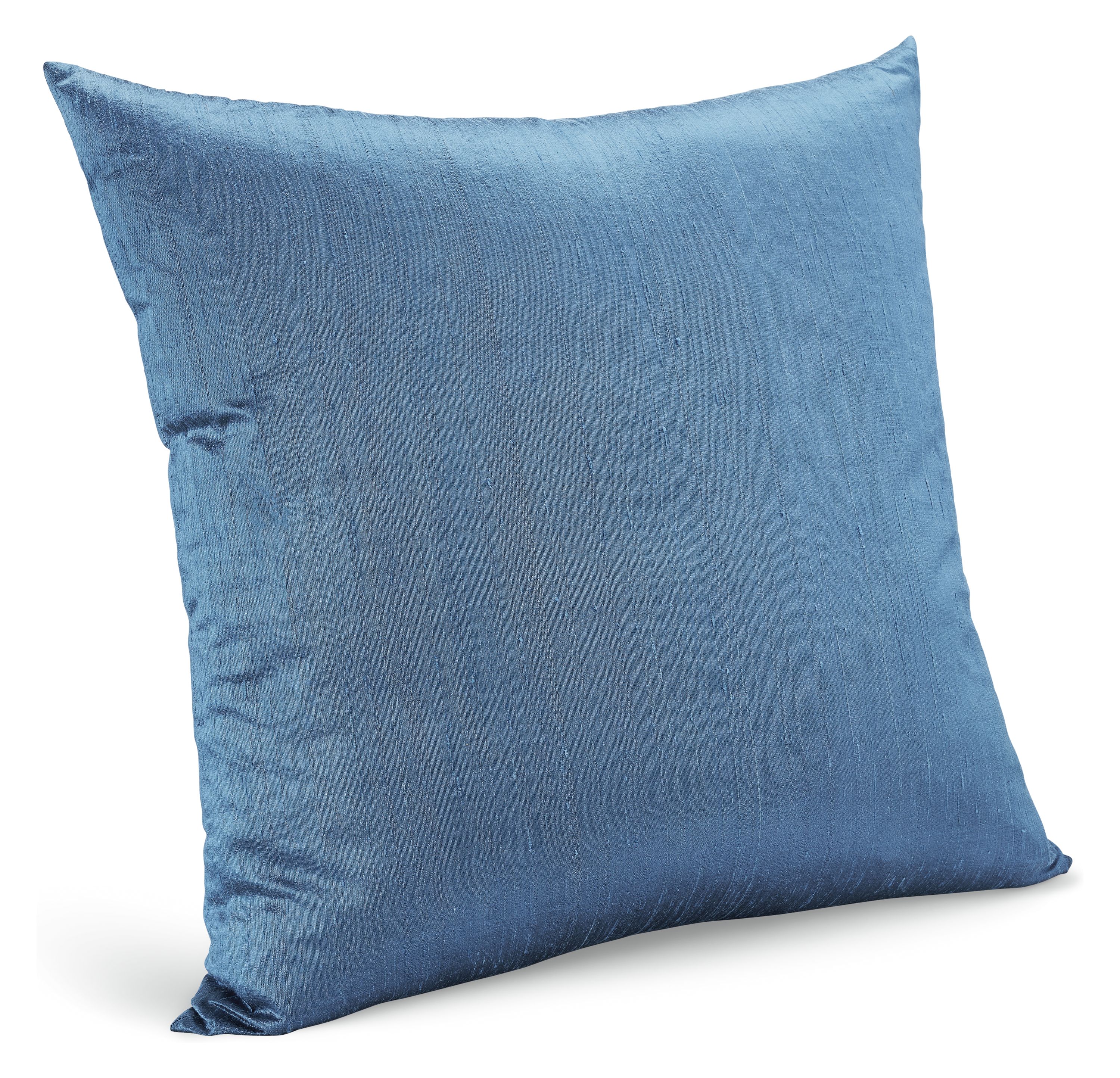 Silk 24w 24h Throw Pillow Cover in Blue