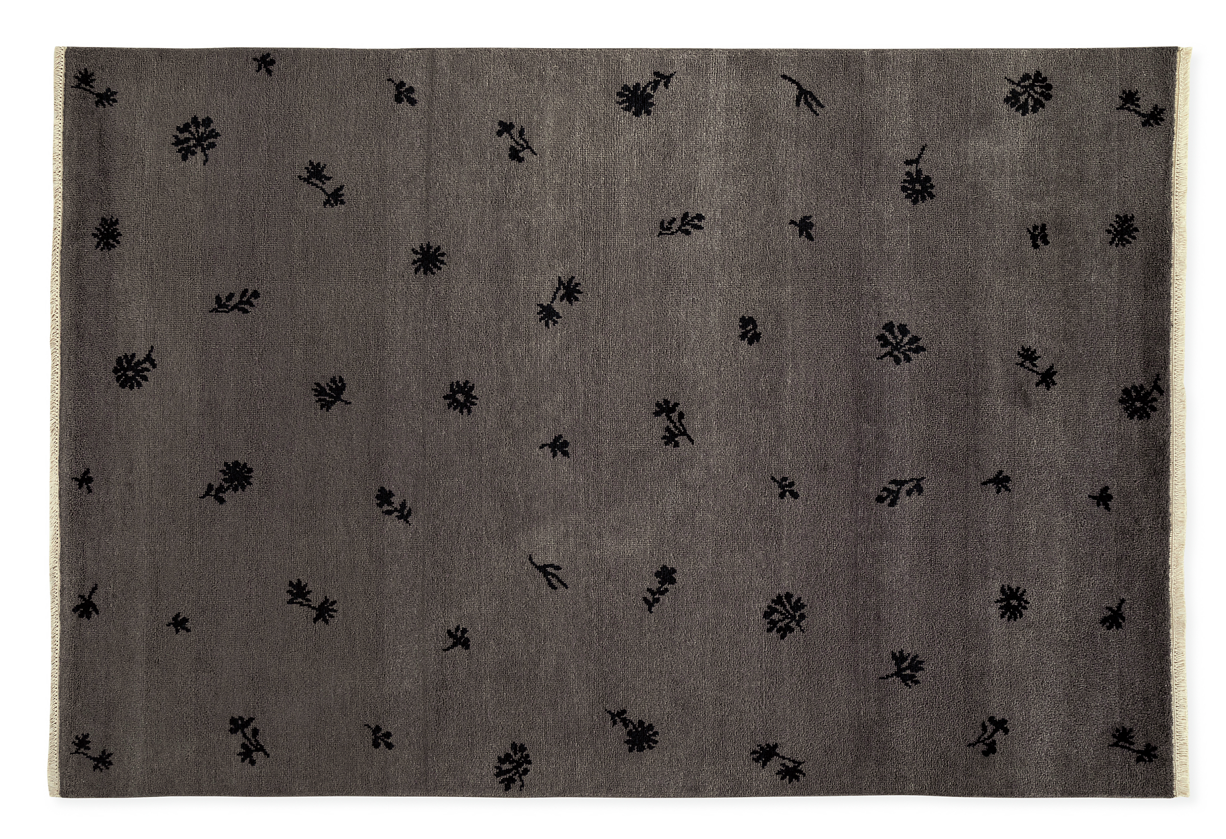 Tansy 6'x9' Rug in Charcoal/Black