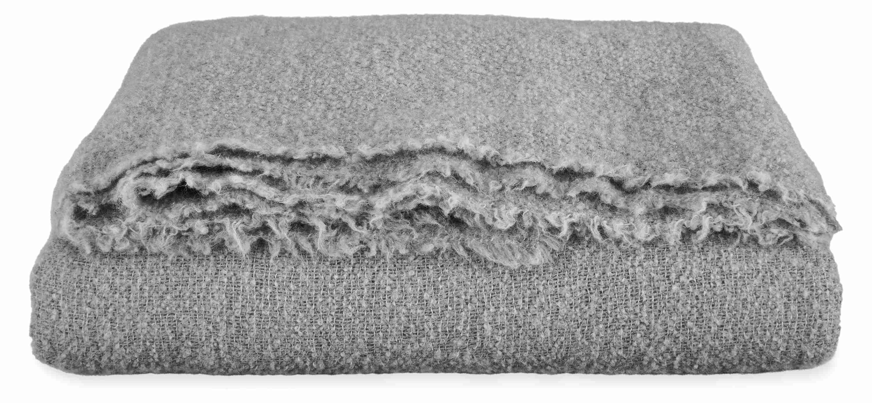 Wool Boucle Blankets