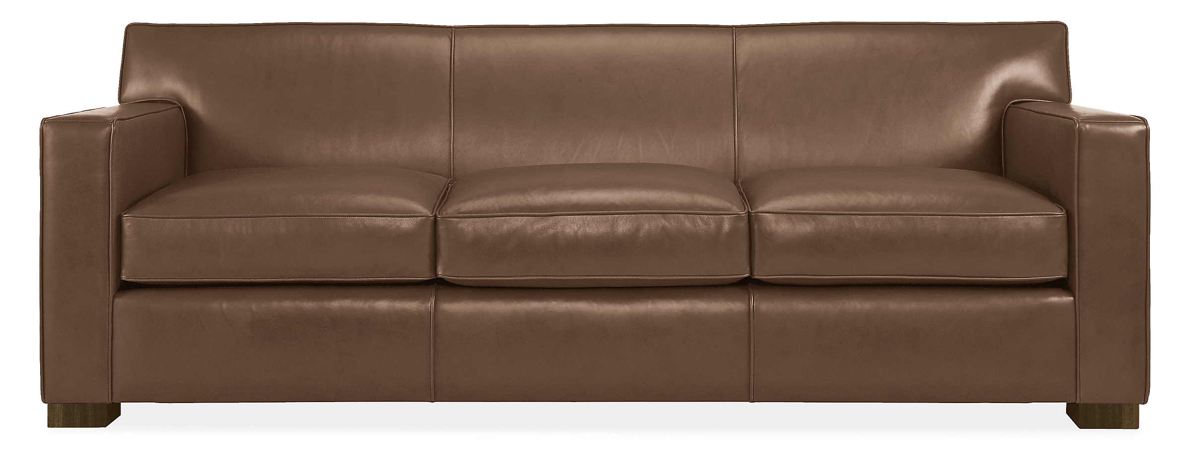 Dean 88" Sofa in Vento Pewter Leather