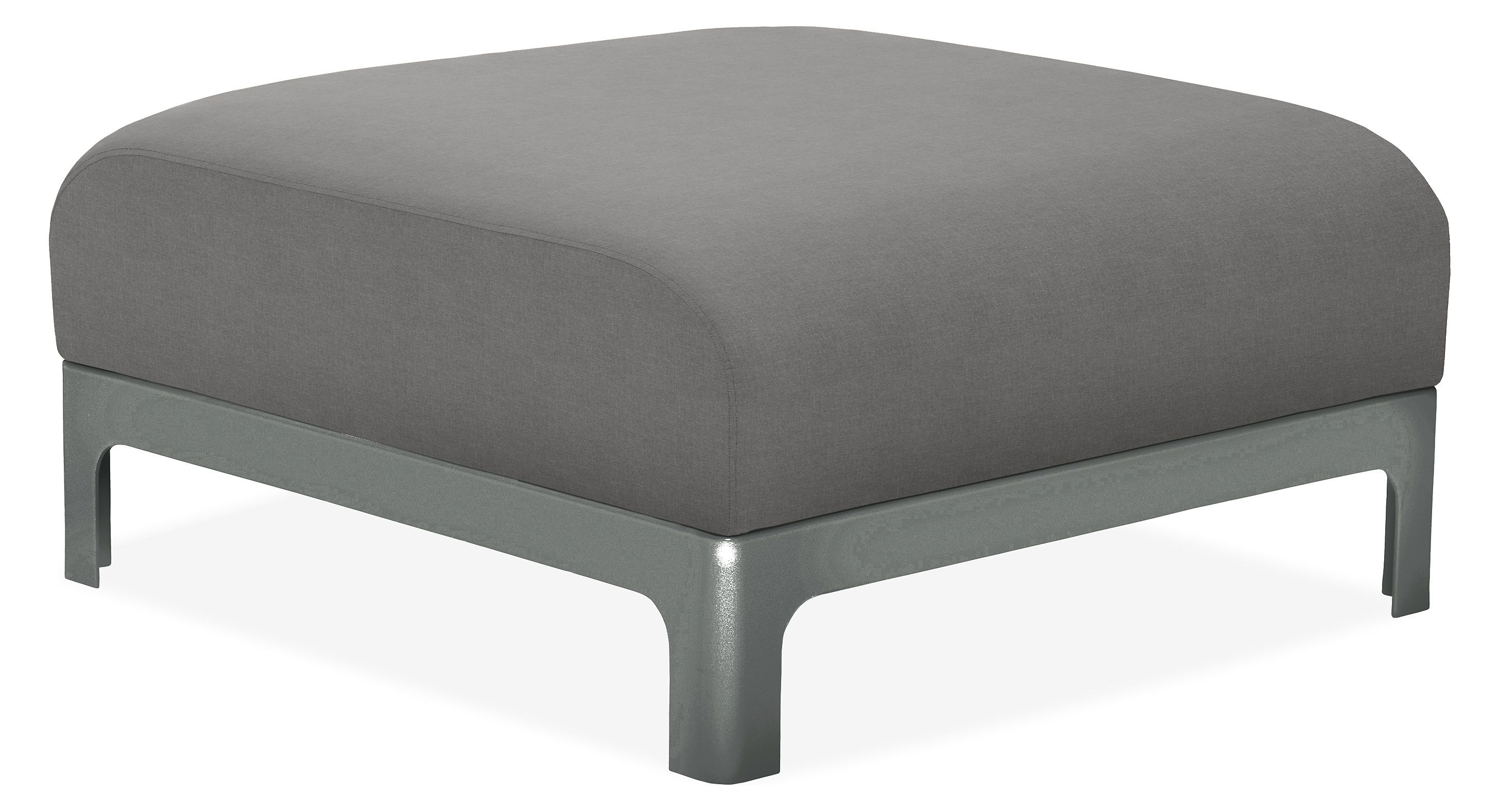 Crescent 35w 35d 17h Square Ottoman