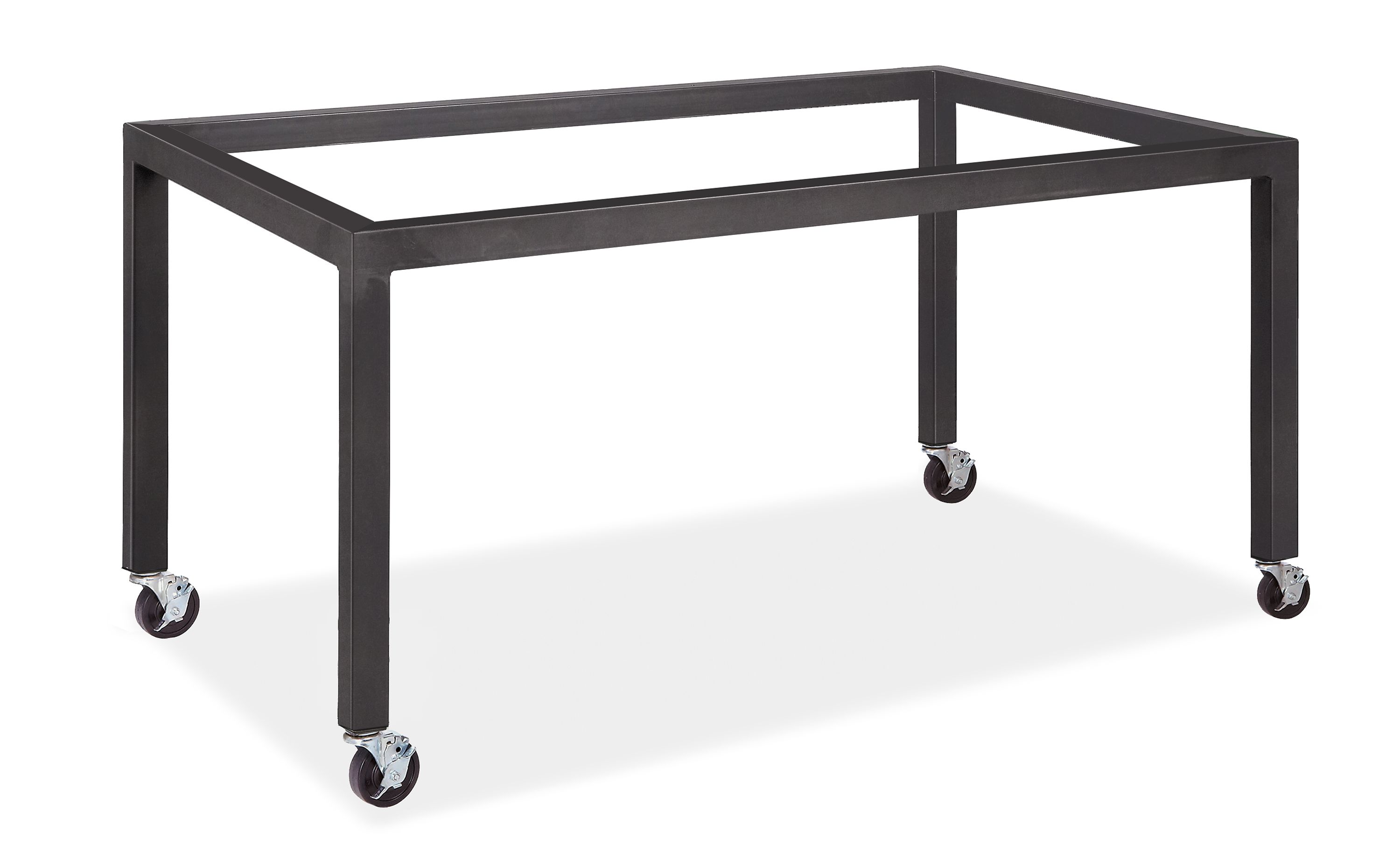 Parsons 60w 30d 30h Base w/ Casters for Indoor Table