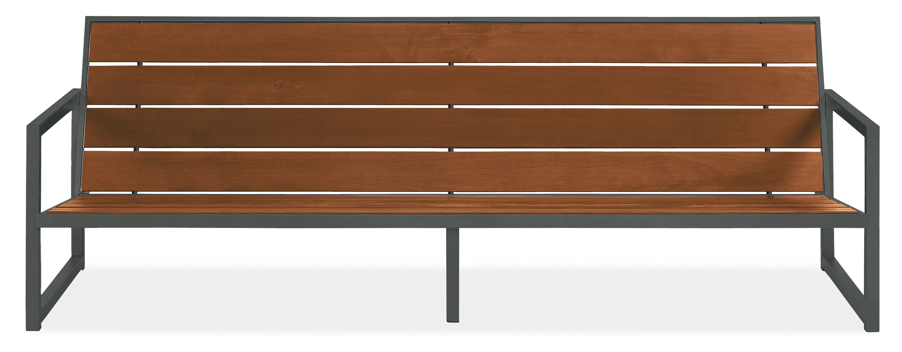 Montego 97" Sofa in Ipe with Graphite Sofas Outdoor Room & Board