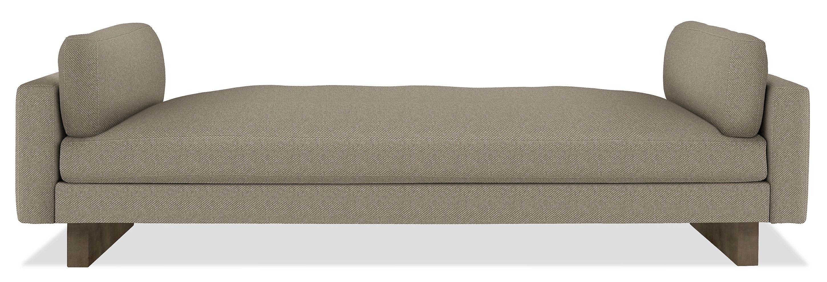 Pierson 89" Daybed in Arin Grey Fabric with Charcoal