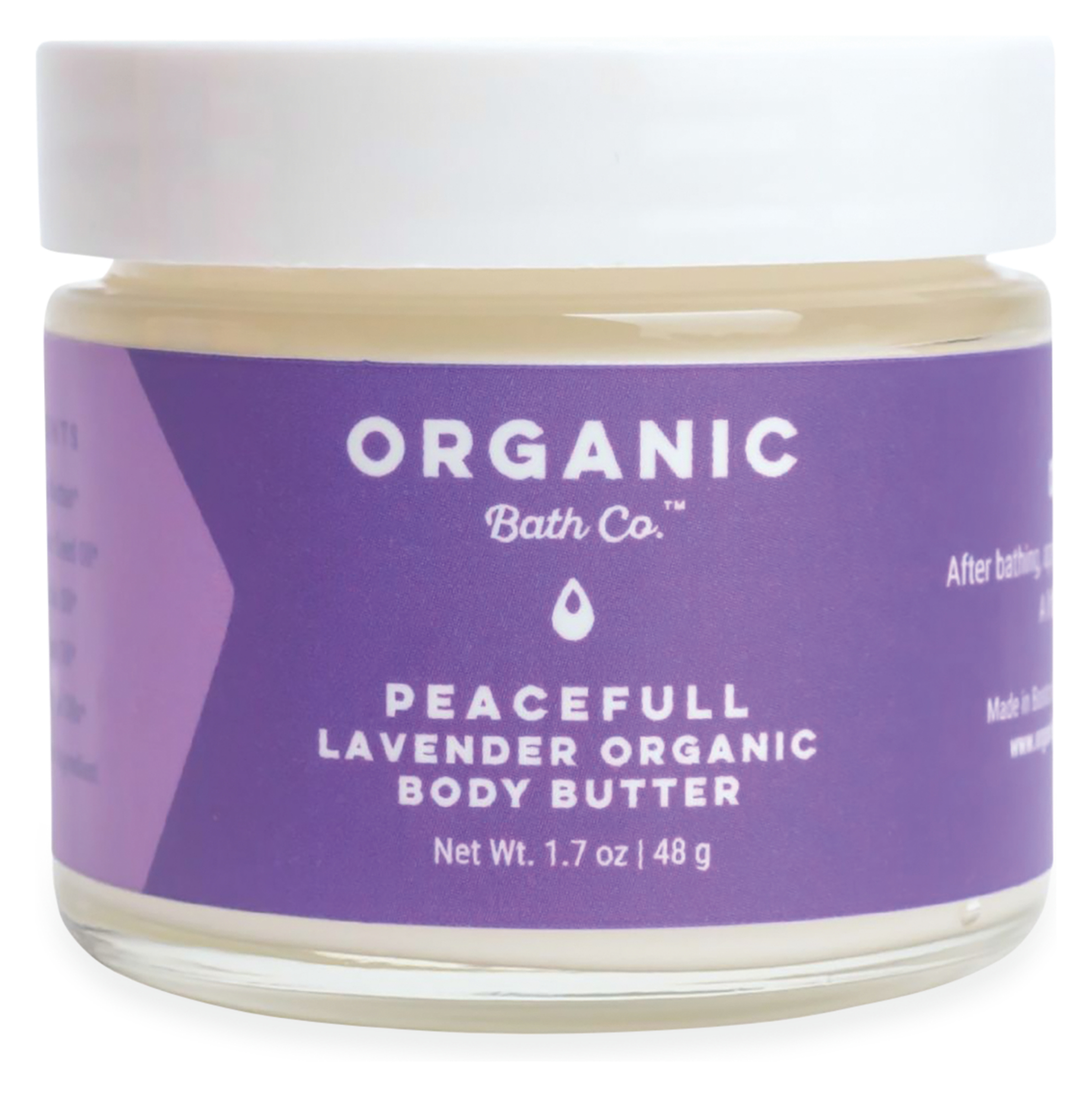 Organic Bath Company - Body Butter 1.7oz in Peacefull