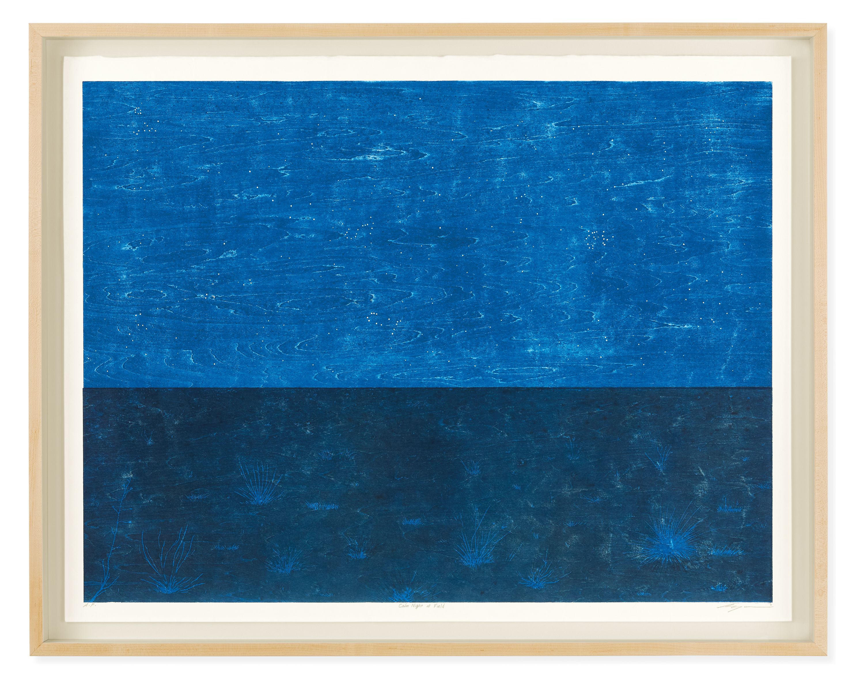Ayomi Yoshida, Calm Night at Field, 2020, Limited Edition