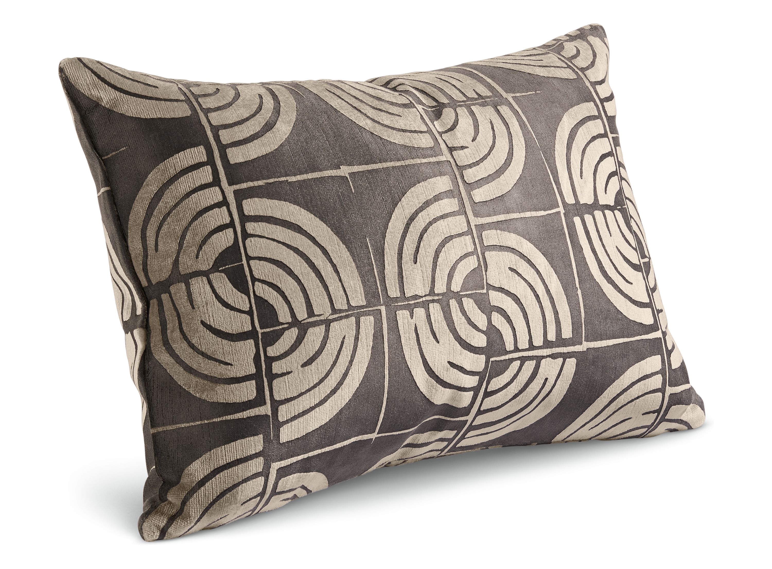 Arches 20w 13h Throw Pillow Cover in Black