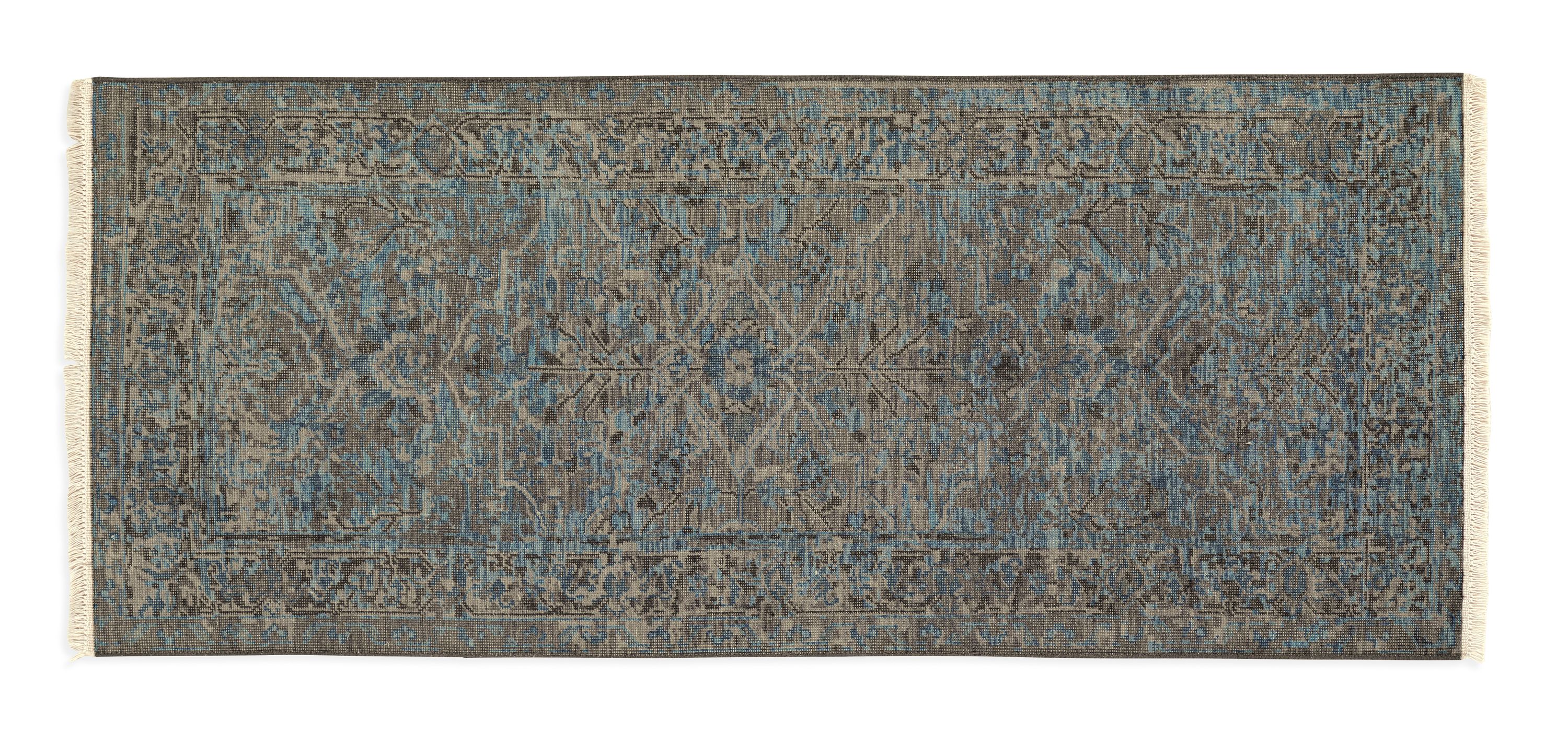 Caspian 2'6"x6' Runner in Ocean