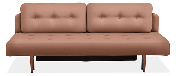 Deco Convertible Sleeper Modern, Armless Full Sleeper Sofa