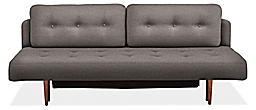 Deco 79" Armless Convertible Sleeper Sofa without Mattress Topper